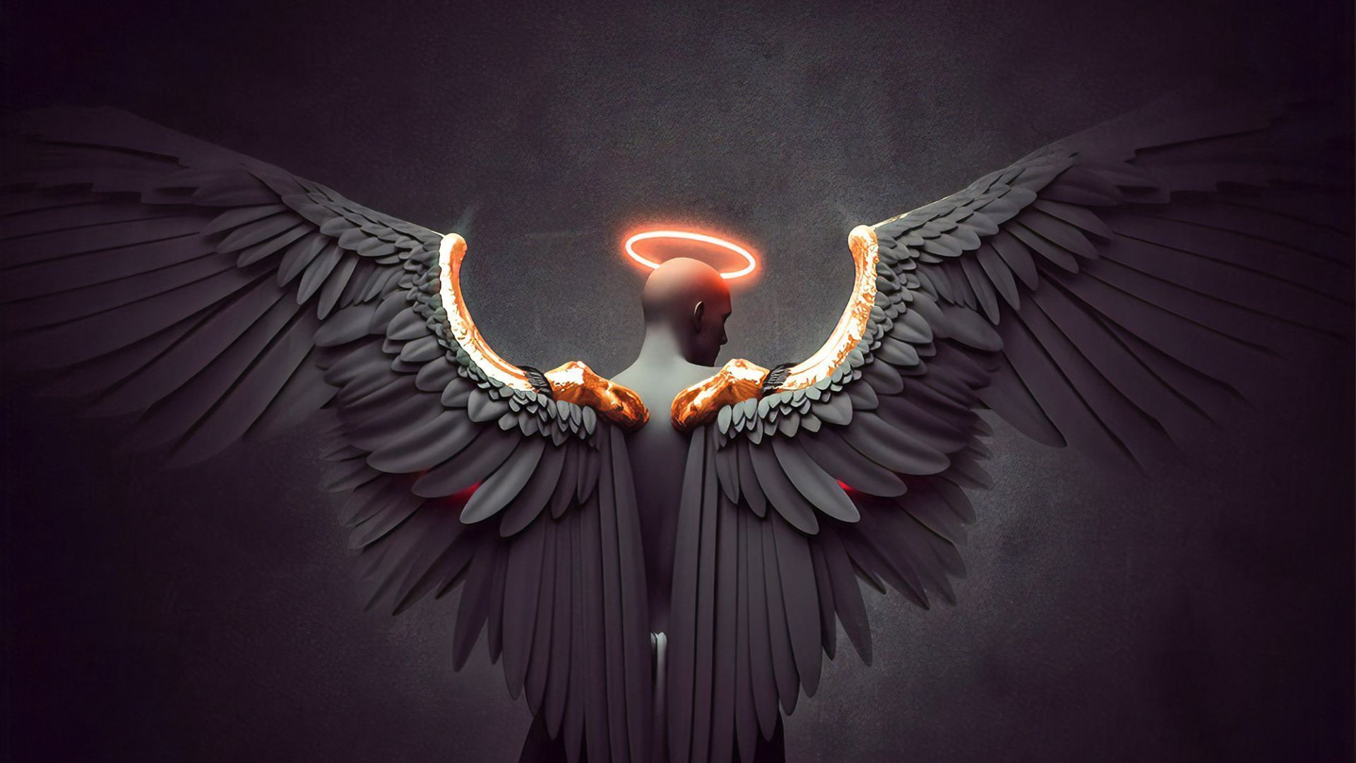 1920x1080 Devil With Wings Wallpaper