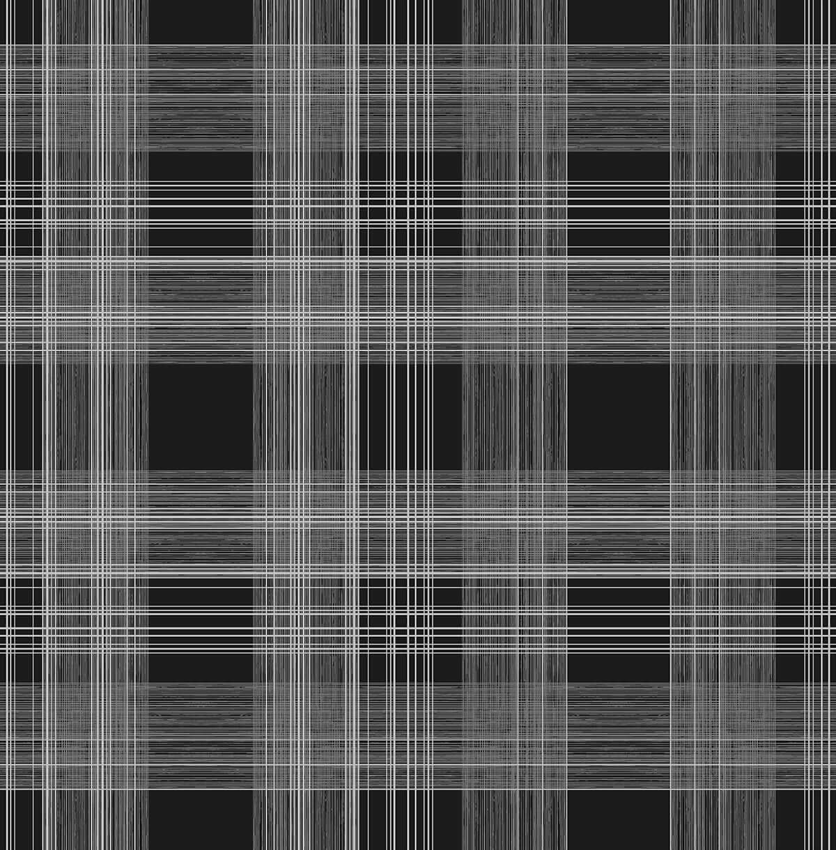 1200x1221 Stacy Garcia Home Peel & Stick Rad Plaid Onyx Wallpaper