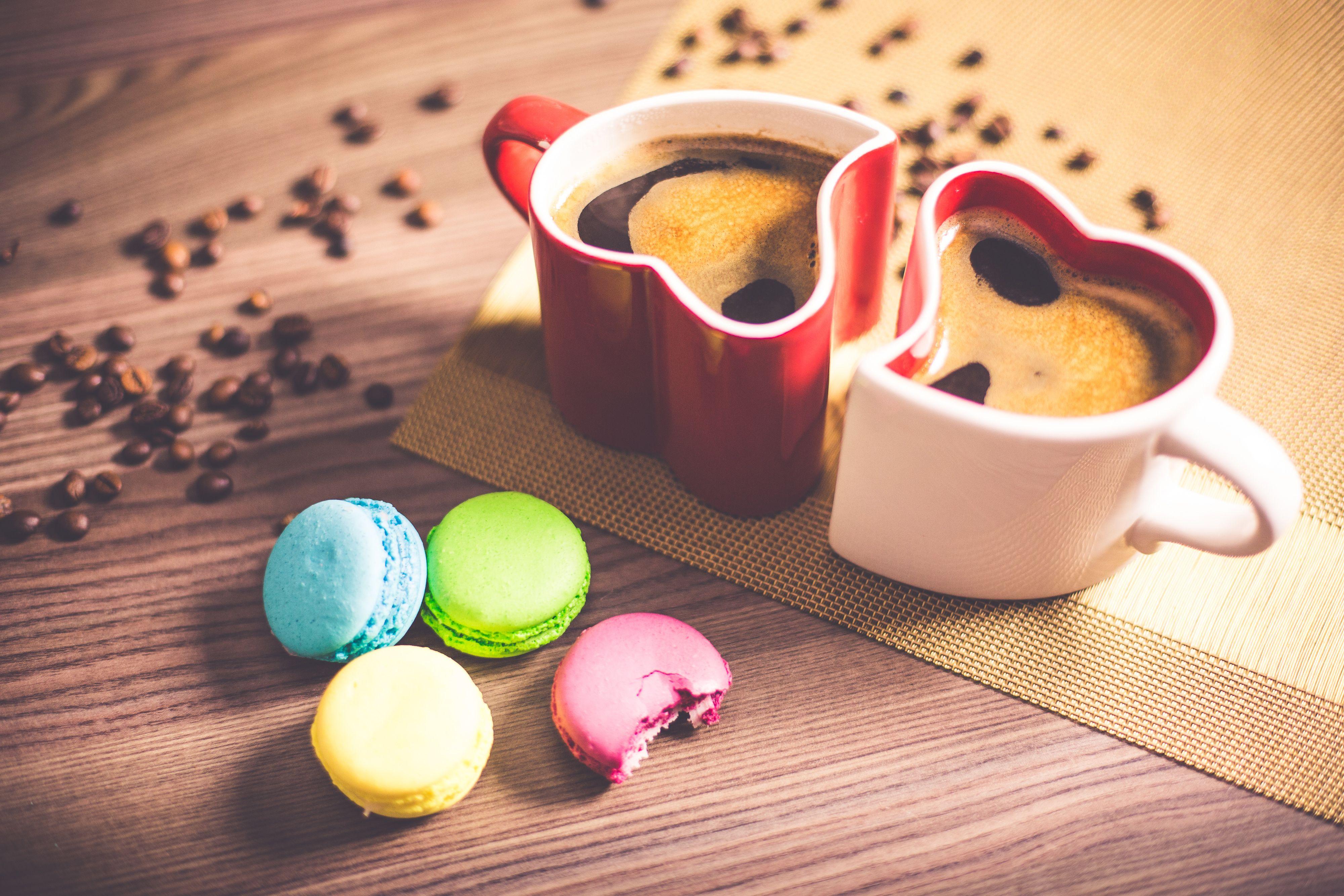 4000x2667 #Coffee beans, #Coffee cups, K, #Cookies