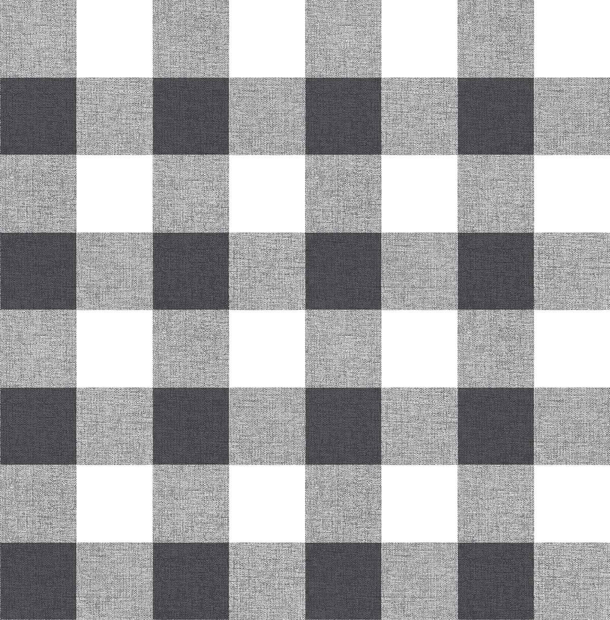 1200x1221 NextWall Picnic Plaid Peel and Stick Wallpaper (Black & White)