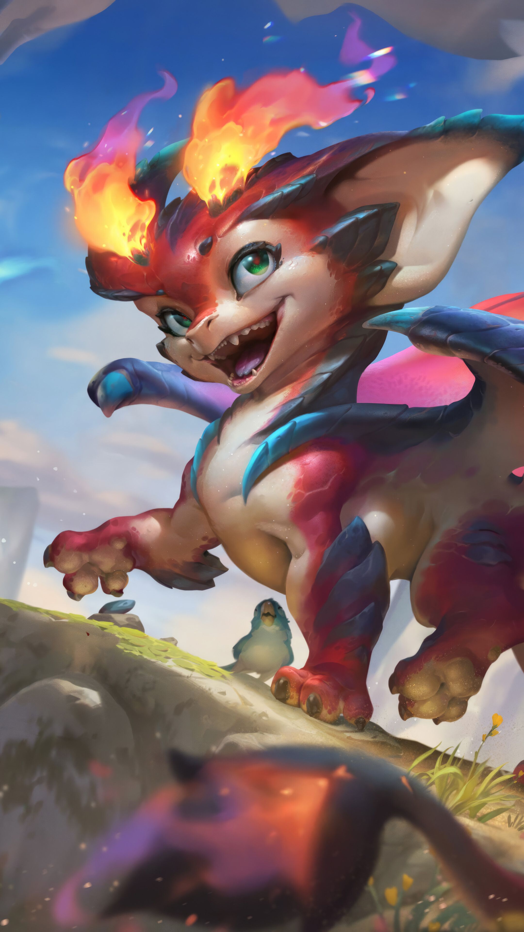 2160x3840 Smolder LoL Splash Art 4K Wallpaper