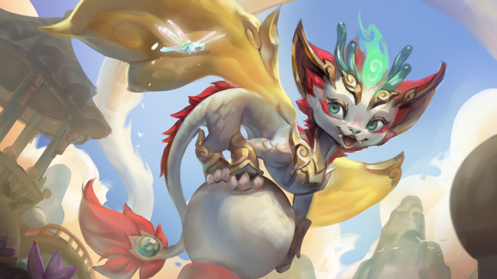 1600x900 Heavenscale Smolder Splash Art