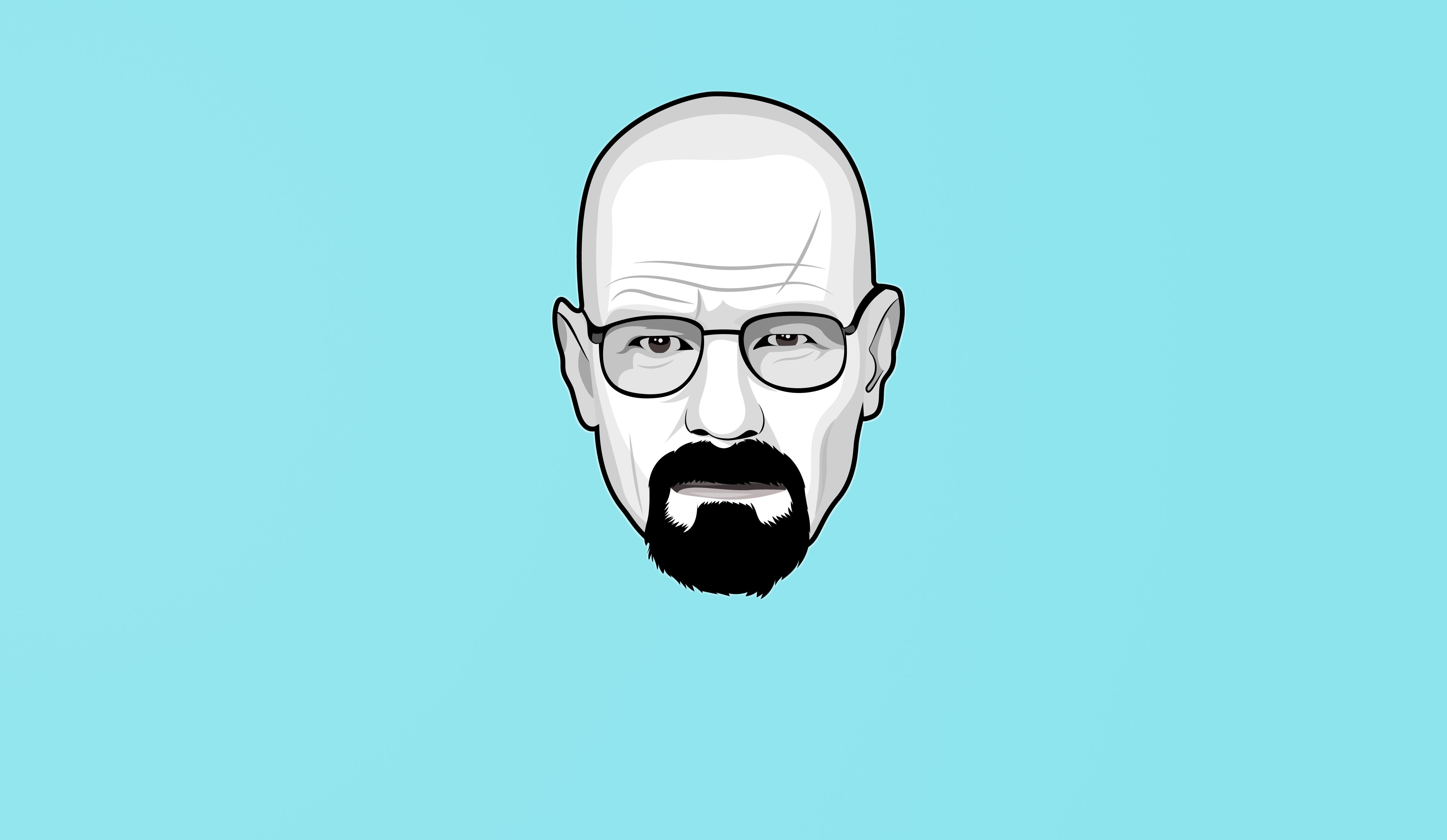 4820x2800 Walter White Minimalist 4K Wallpaper