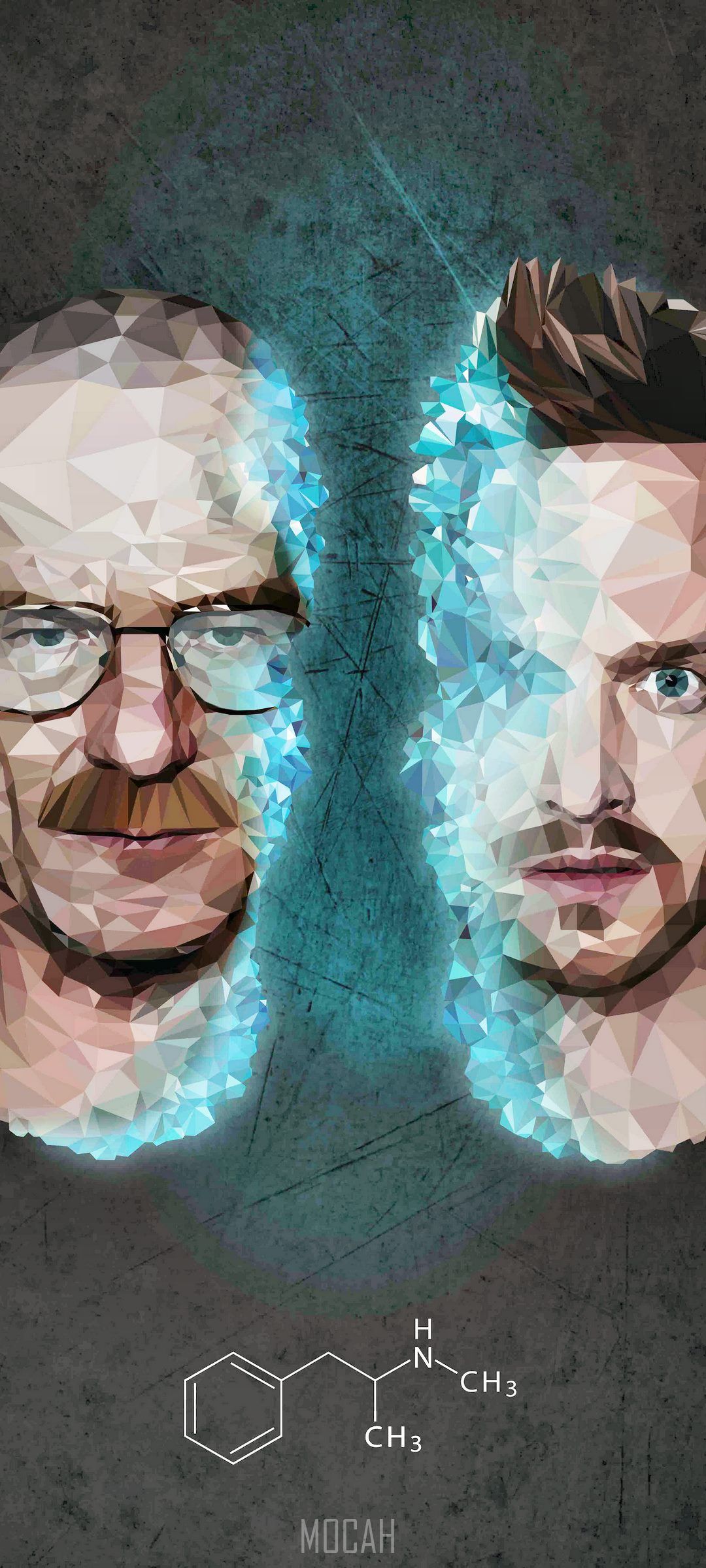 1080x2400 Bryan Cranston, Jesse Pinkman, Breaking