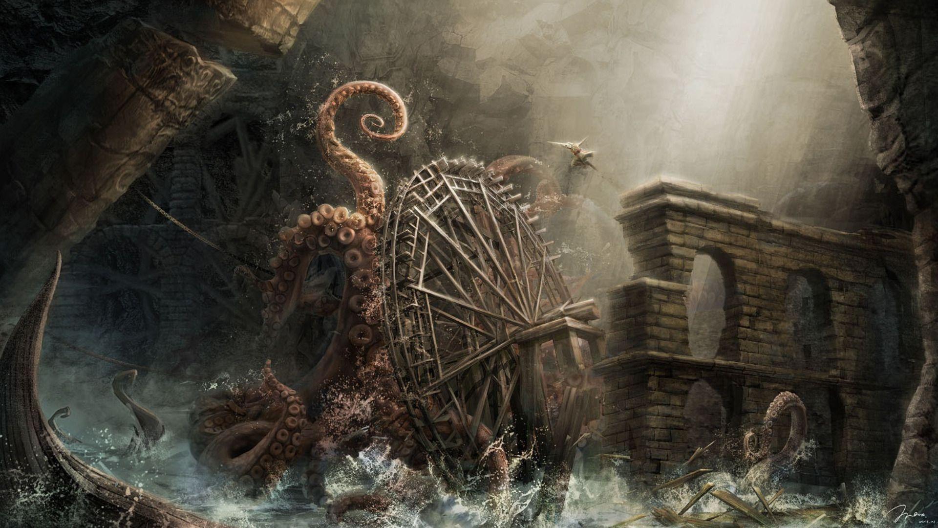 1920x1080 Kraken Wallpaper Kraken Wallpaper