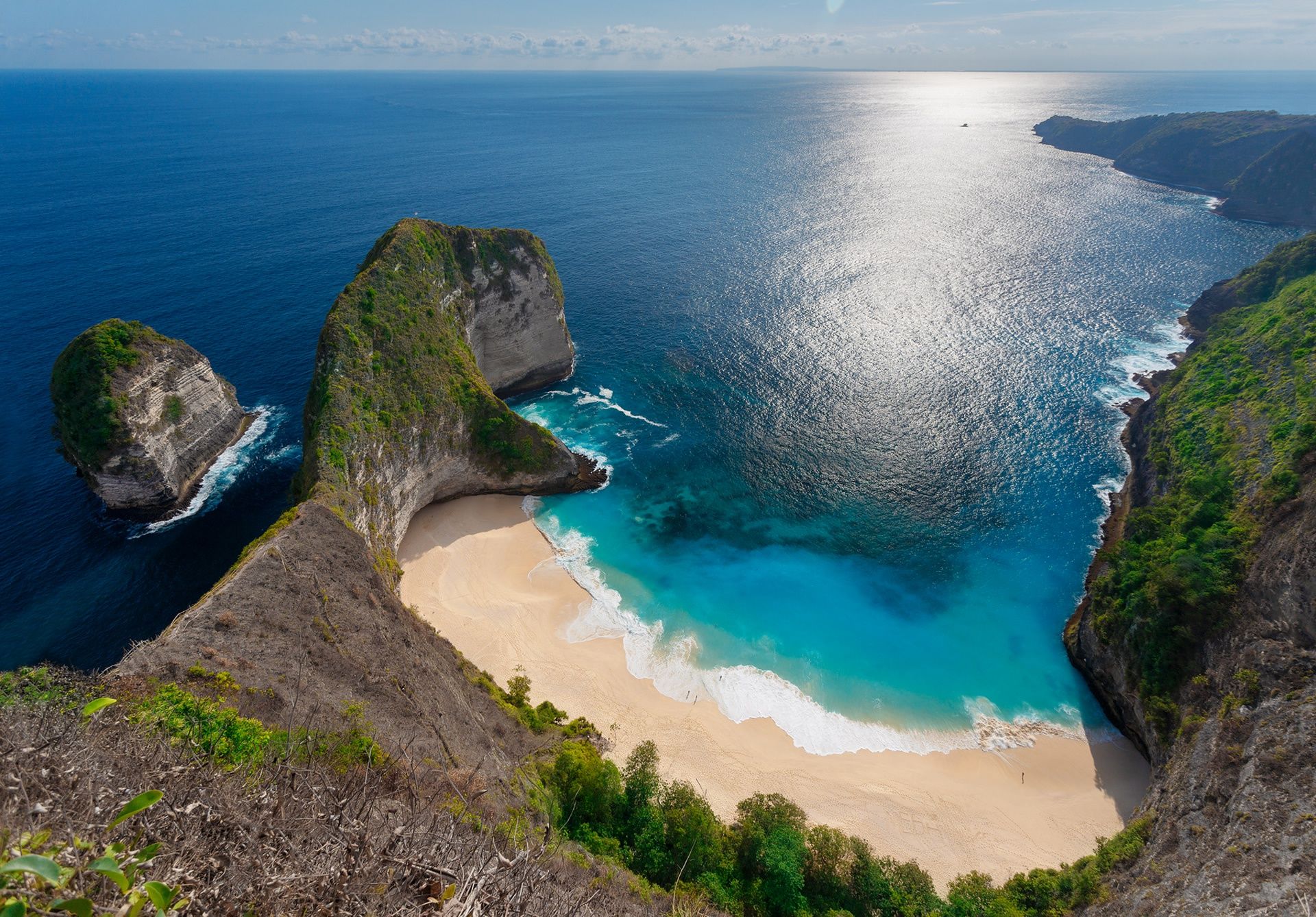 1920x1338 Bay, horizon, Indonesia, water surface