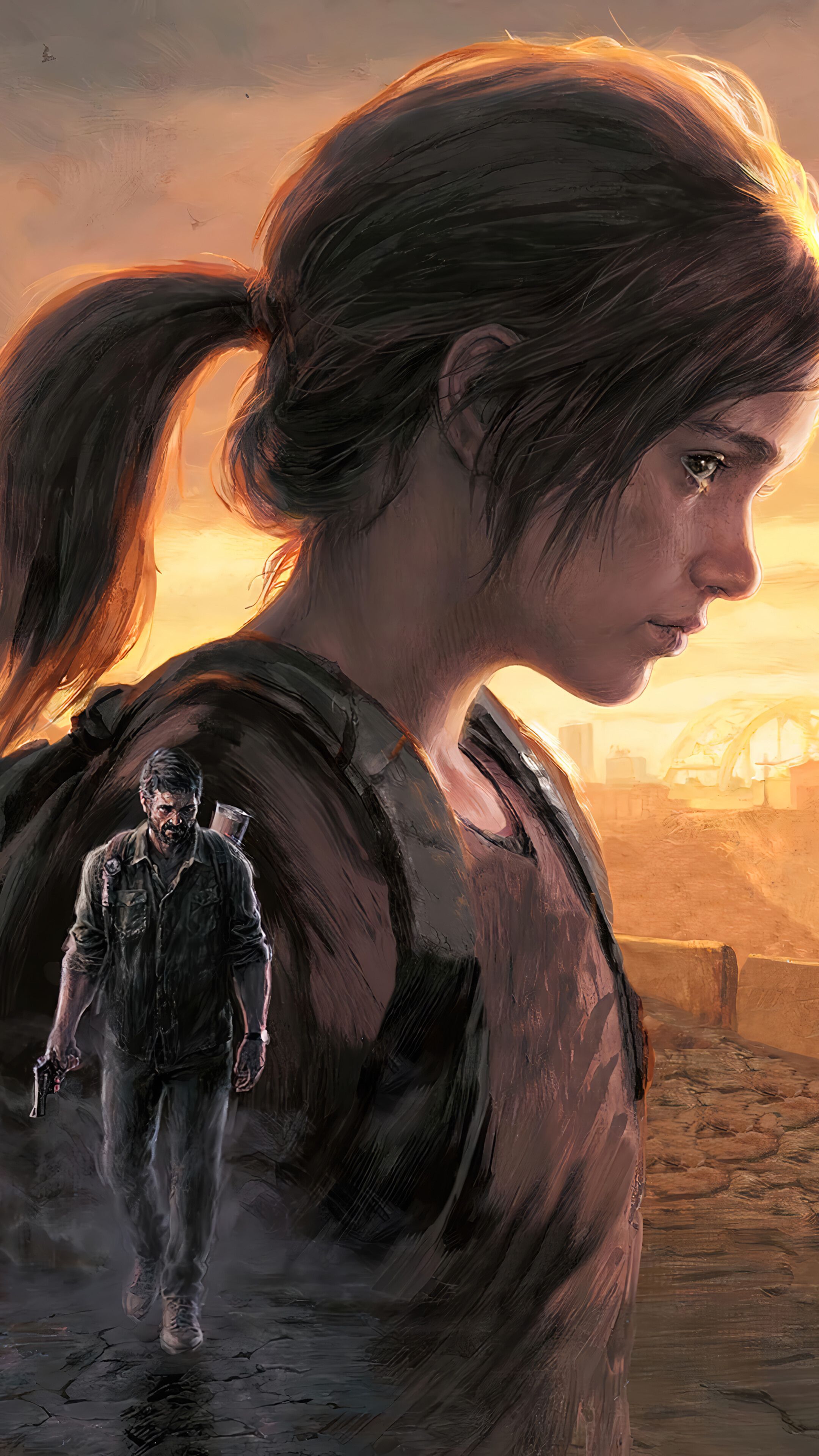 2160x3840 The Last of Us Part 1 Remake Joel Ellie 4K Wallpaper iPhone HD Phone h
