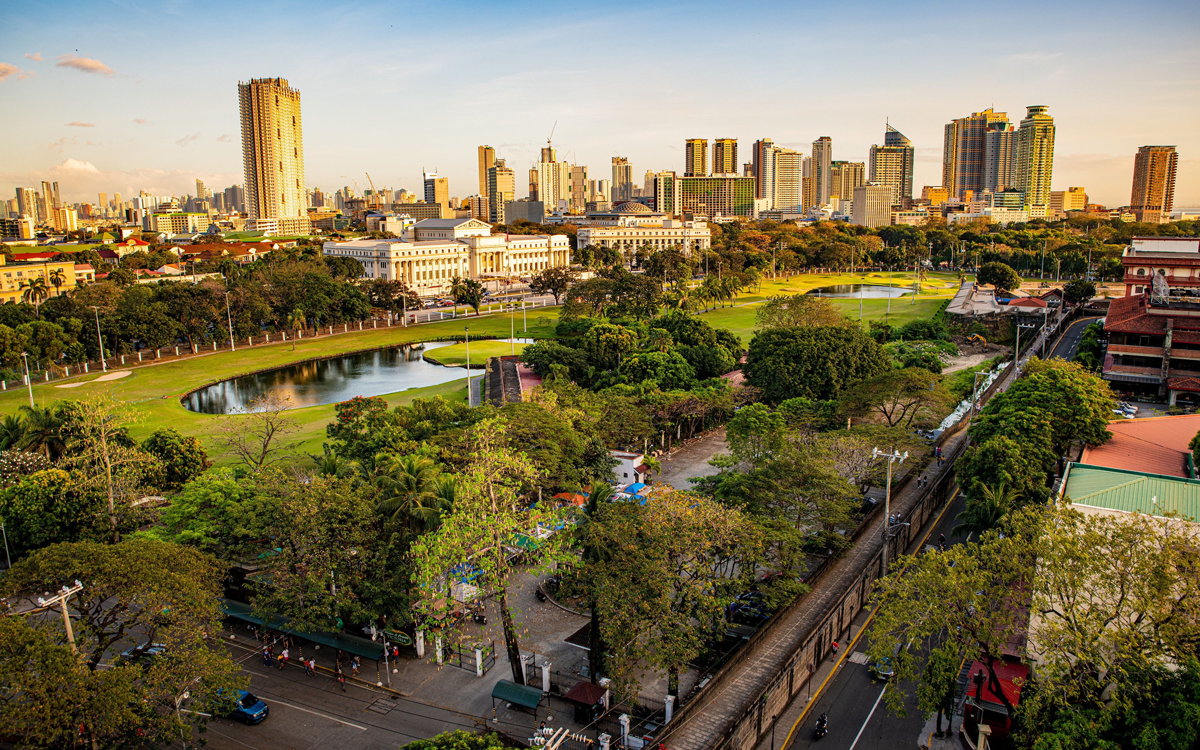 3840x2400 Philippines Manila, Intramuros park