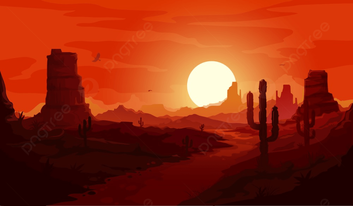 1200x702 American Desert Landscape Western