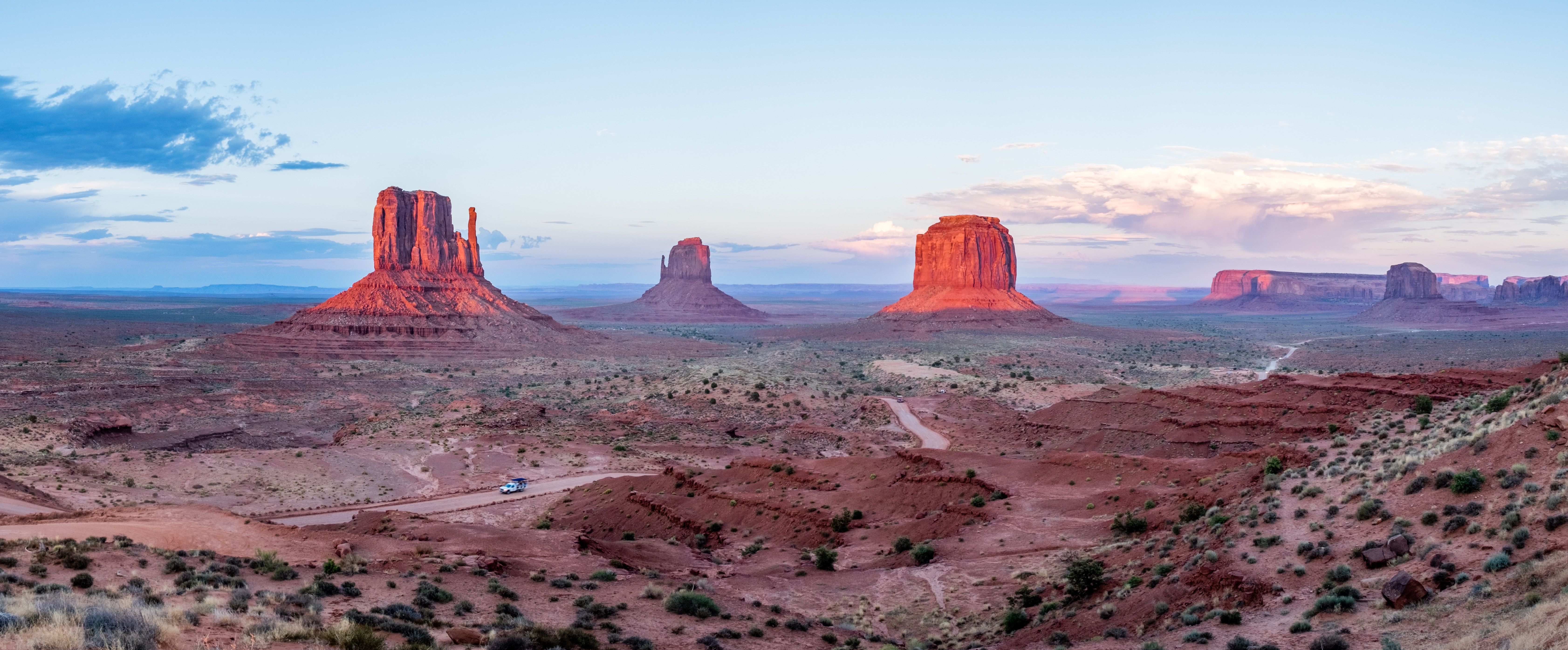 6730x2789 america, california, desert, landscape