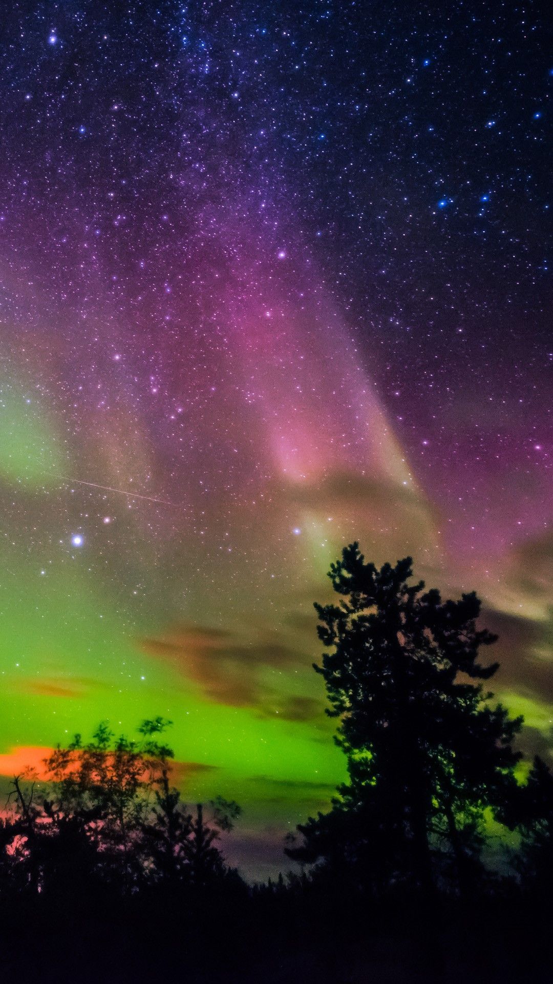1080x1920 Aurora borealis, northern lights