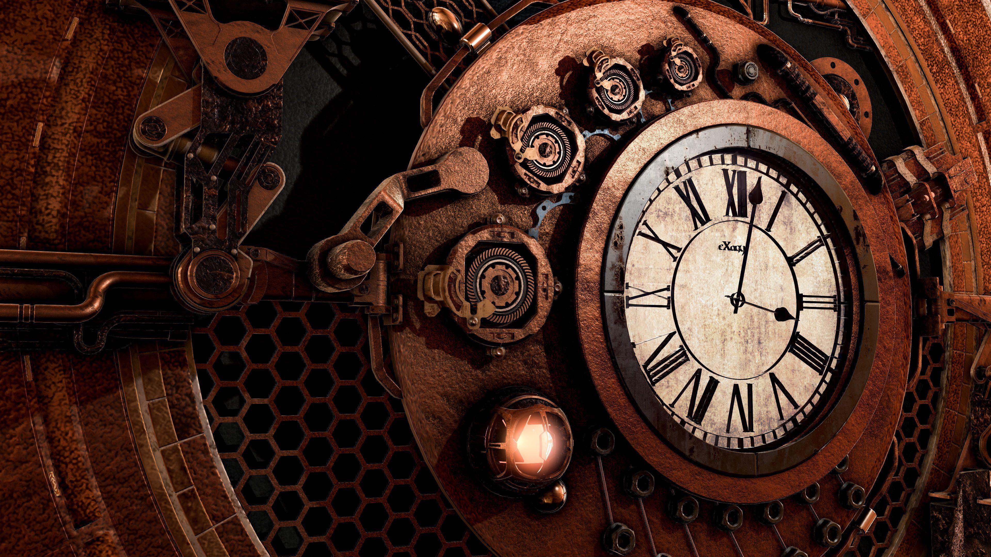 3840x2160 Mobile wallpaper: Arrows, Mechanism