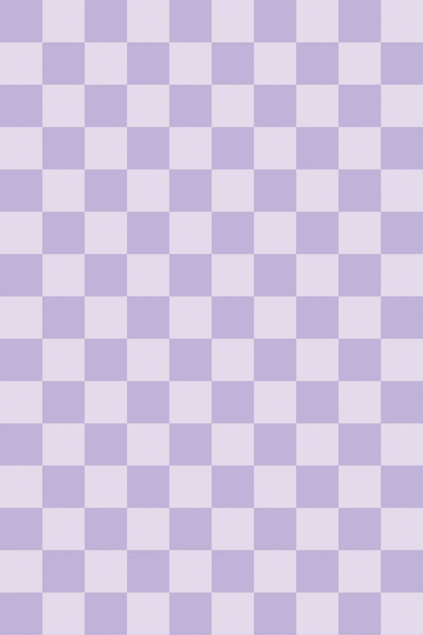 1365x2048 Pastel Purple Grid Peel and Stick Wallpaper