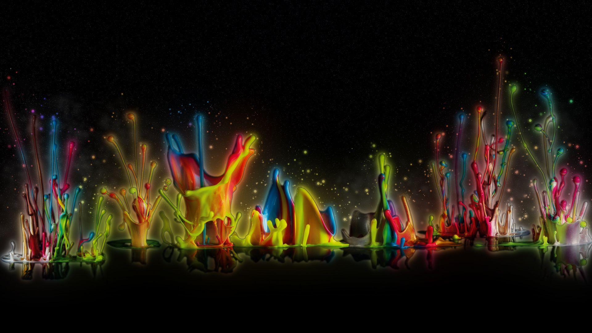 1920x1080 Amazing Paint Color Splash Background Wallpaper. NU