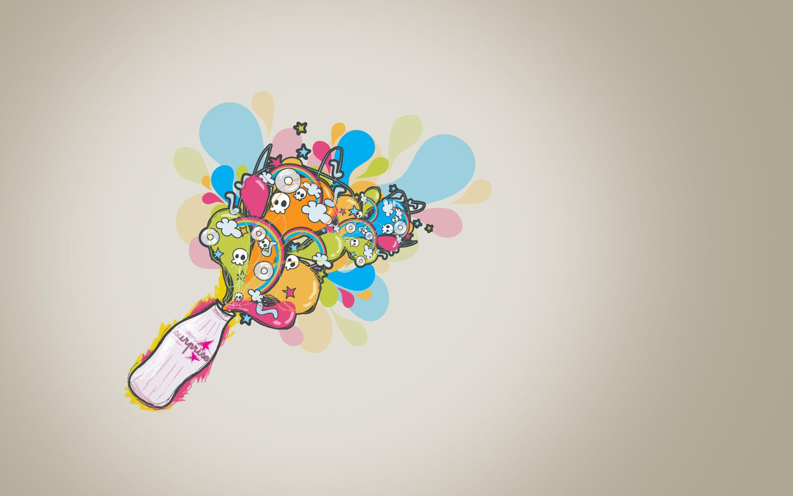 2560x1600 bottles, Drinks, Color, Splash Wallpaper HD / Desktop