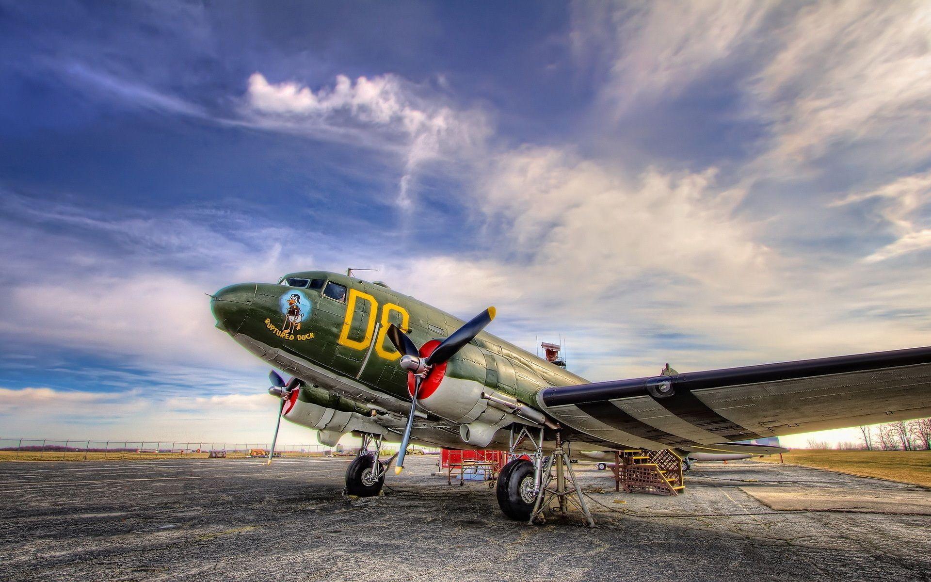 1920x1200 LC 81. Vintage Plane, Background V.2.8 Jpeg