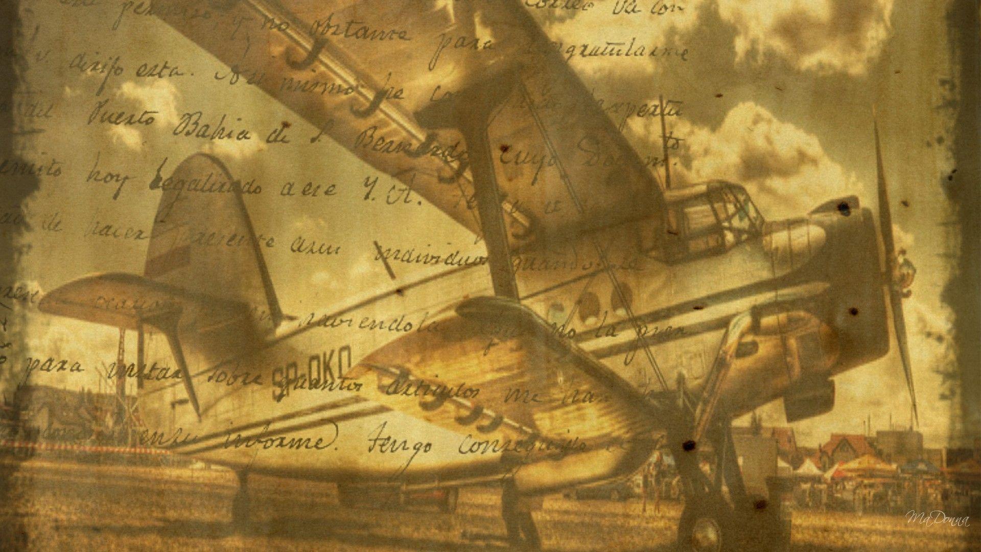 1920x1080 Old Plane HD Wallpaper