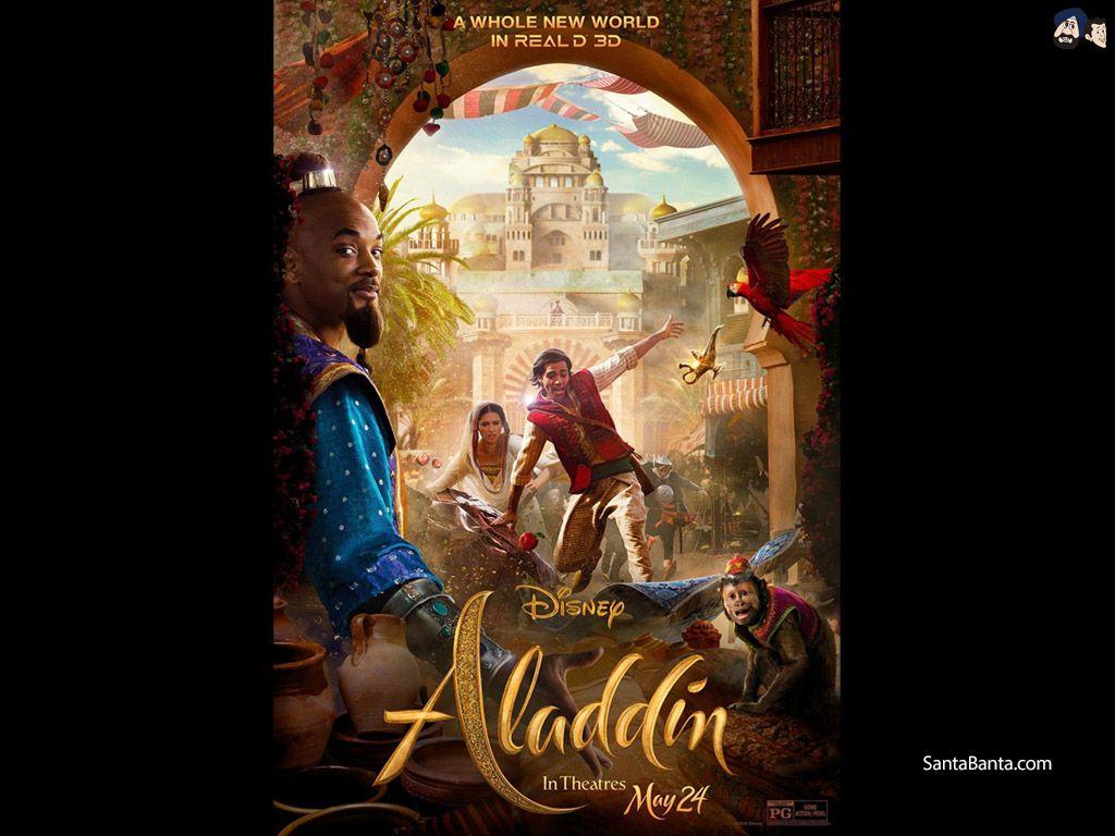 1024x768 Aladdin Movie Wallpaper