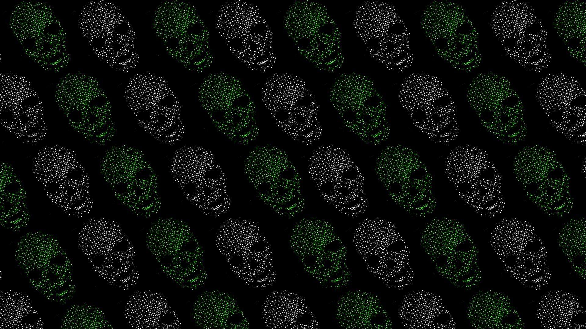 Green Skull Wallpapers - Top Free Green Skull Backgrounds - WallpaperAccess