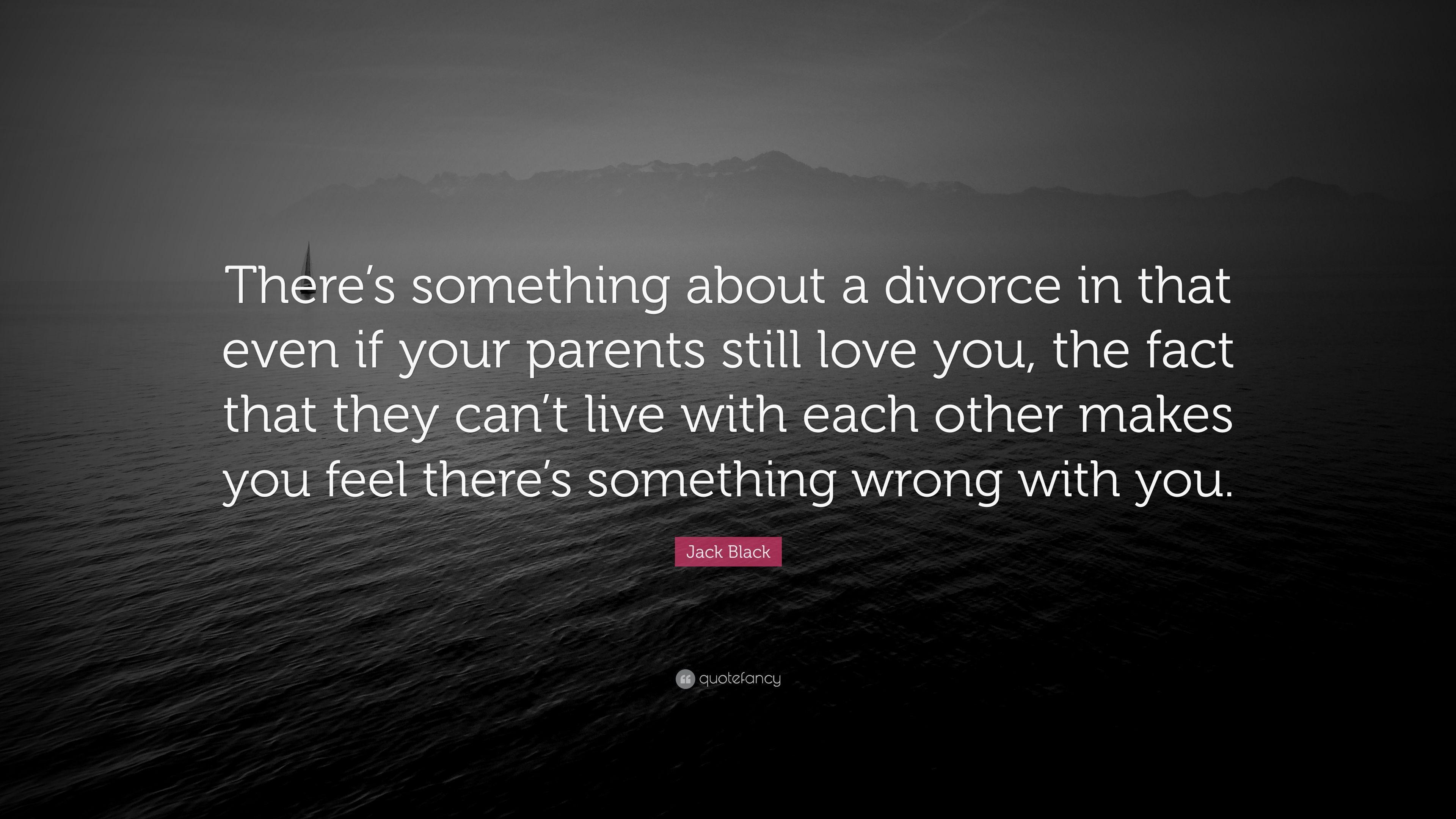 3840x2160 Jack Black Quote: “There's something about a divorce in that