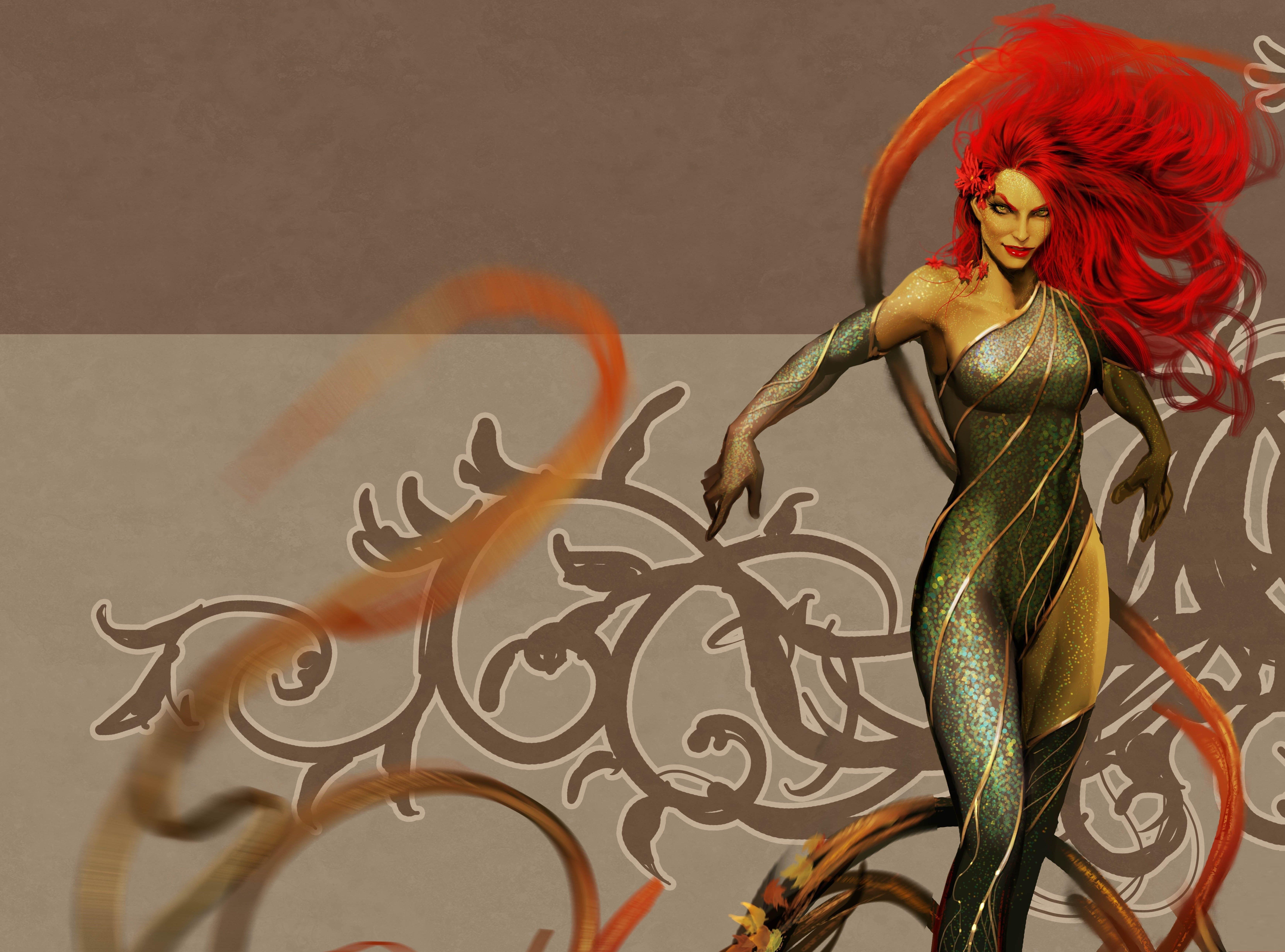 6958x5154 Poison Ivy wallpaper, artwork, Poison .