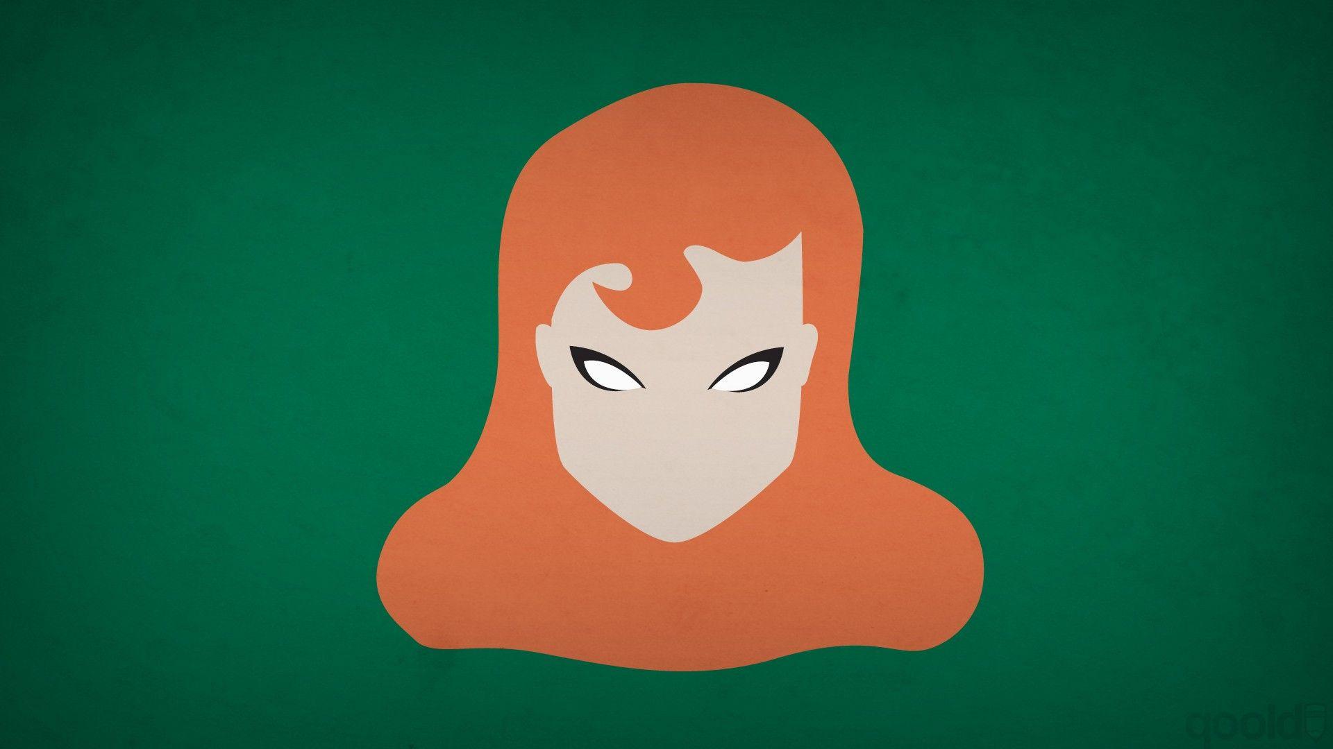 1920x1080 DC Comics, Poison Ivy, Blo0p, Minimalism Wallpaper HD