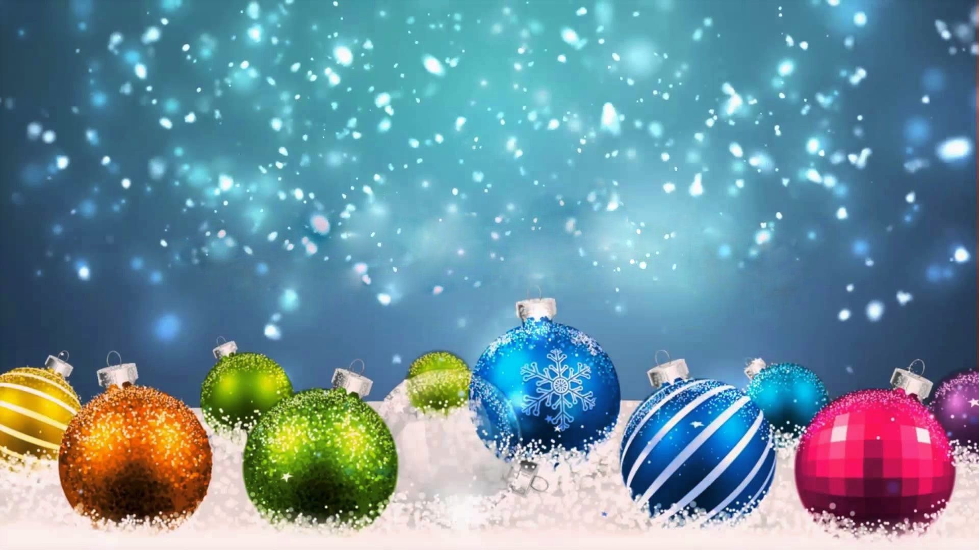 1920x1080 Download Bauble Snow Colorful Christmas
