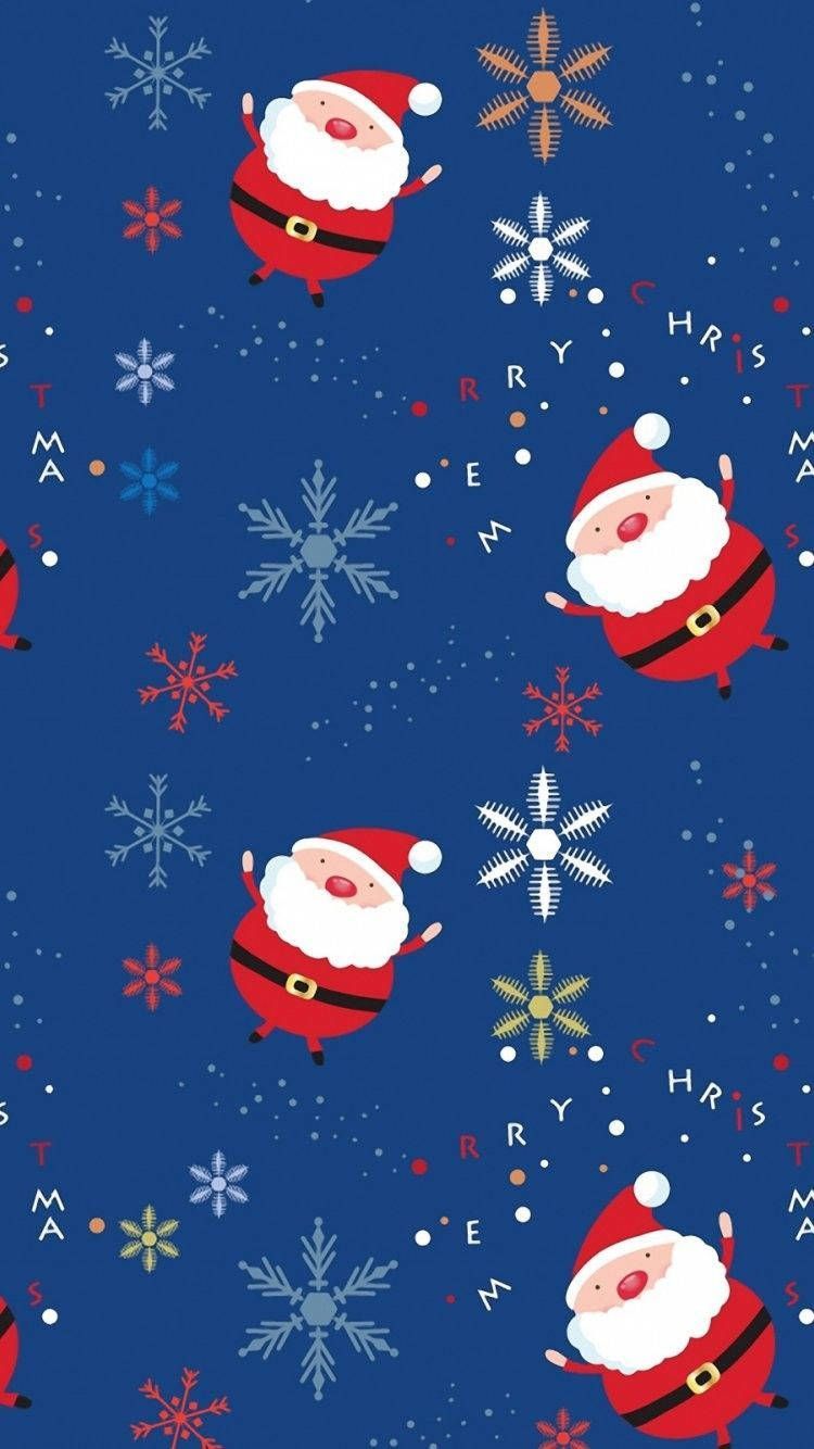750x1334 Christmas Cartoon Cell Phone Picture