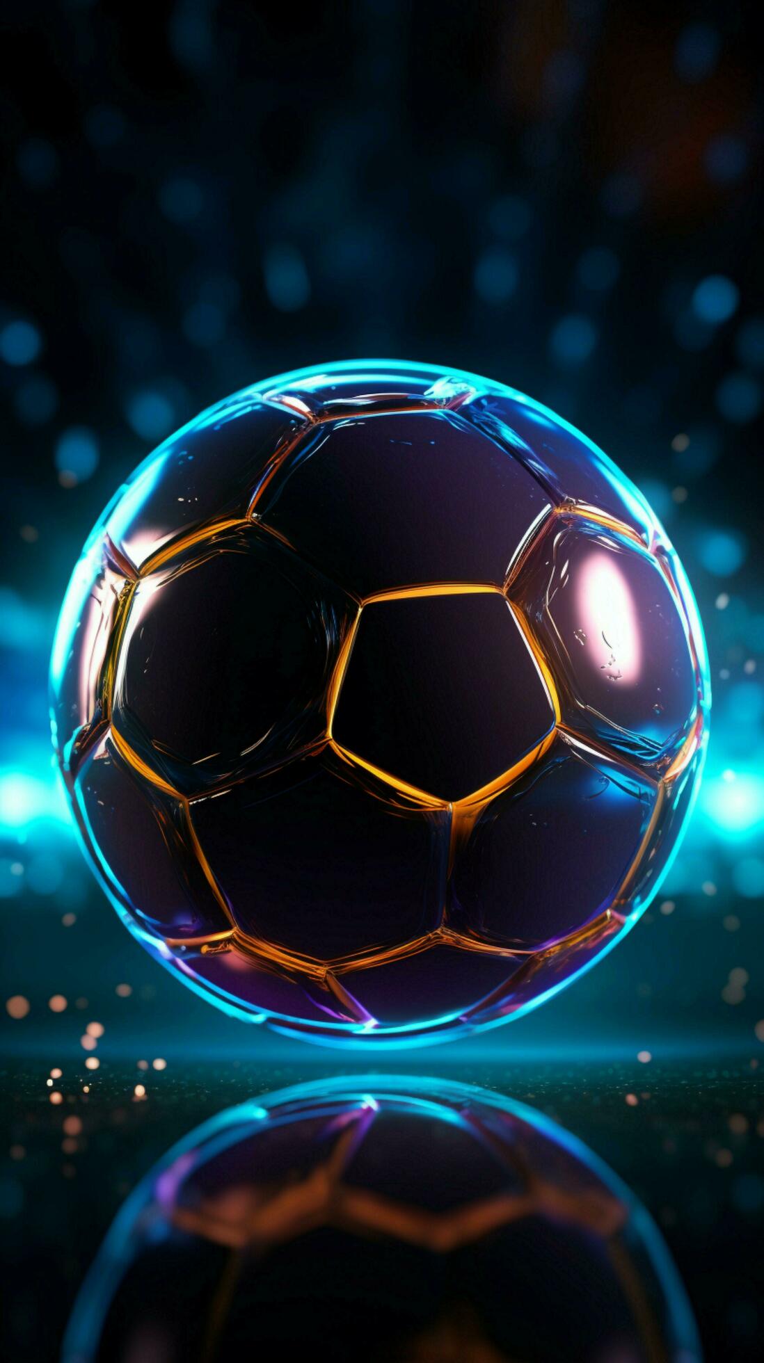1098x1960 Blank advertising space Neon soccer