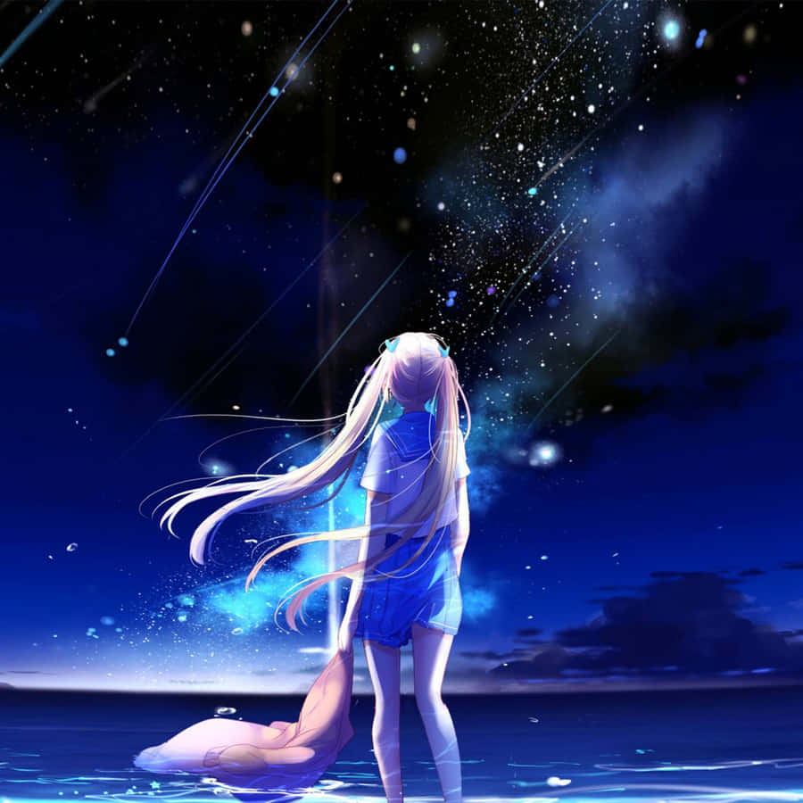 900x900 Best Anime Girl Staring Into Space