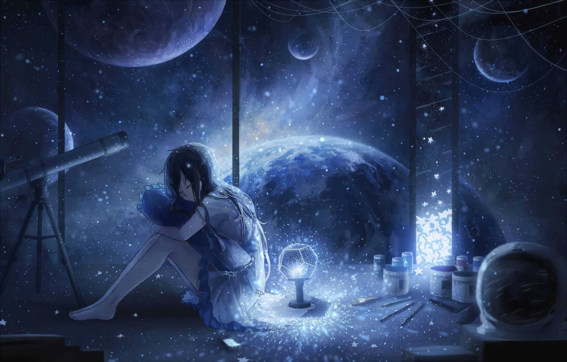 1920x1225 Download Aesthetic Sad Anime Girl
