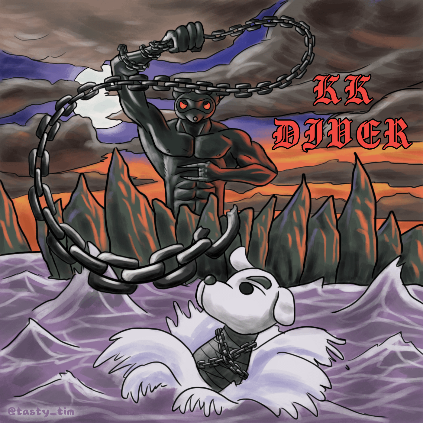 1400x1400 My take on KK Slider album cover art