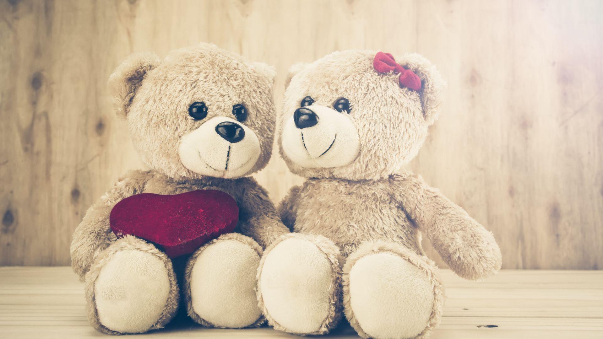 Couple Teddy Bear Hd Wallpaper Online