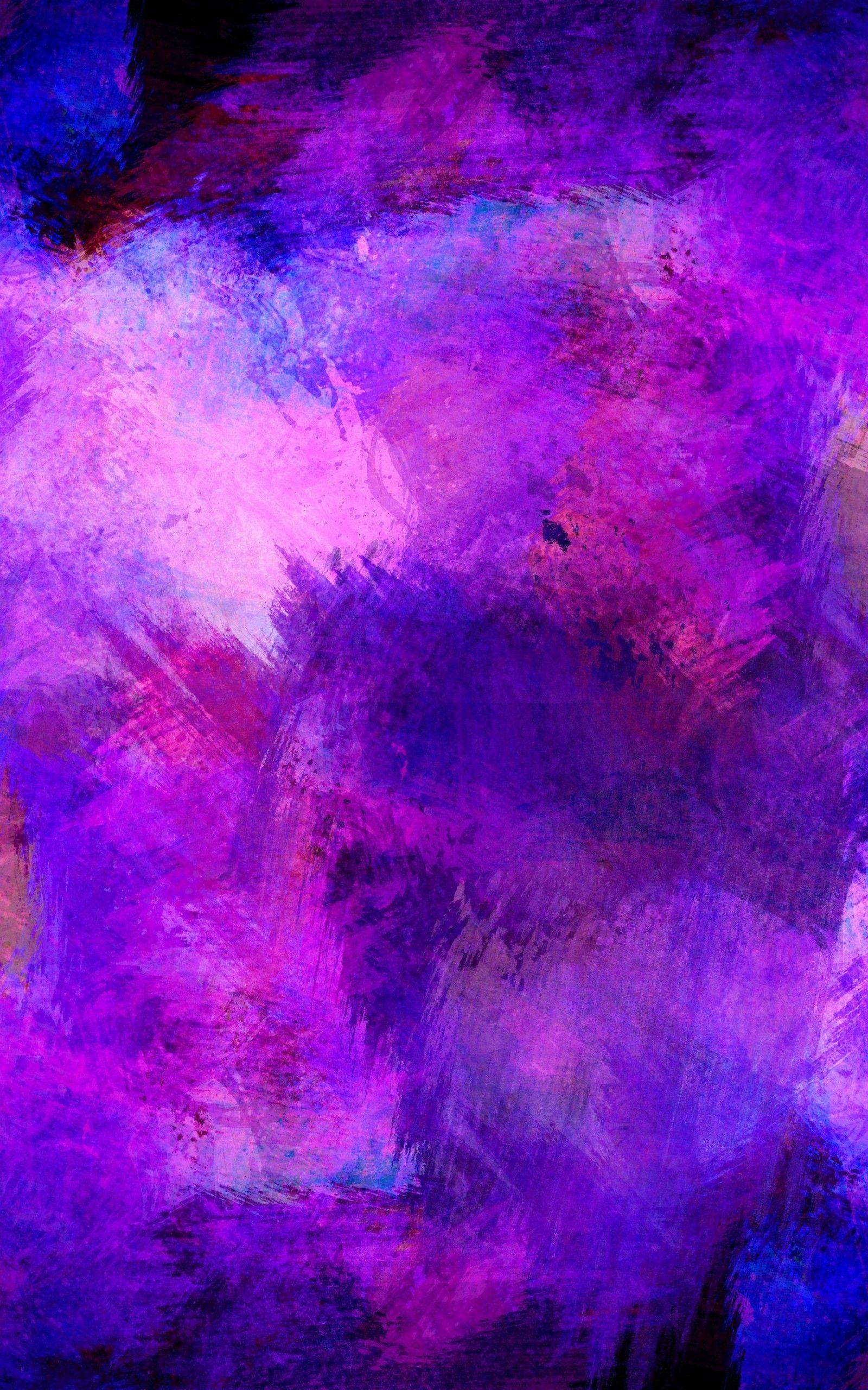 1600x2560 Download 1600x2560 Stain, Texture, Purple, Paint Wallpaper