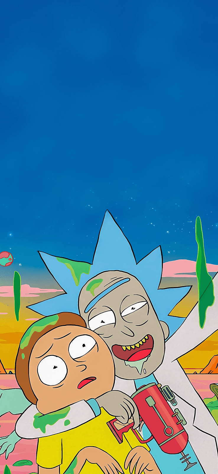 738x1600 RICK AND MORTY WALLPAPER