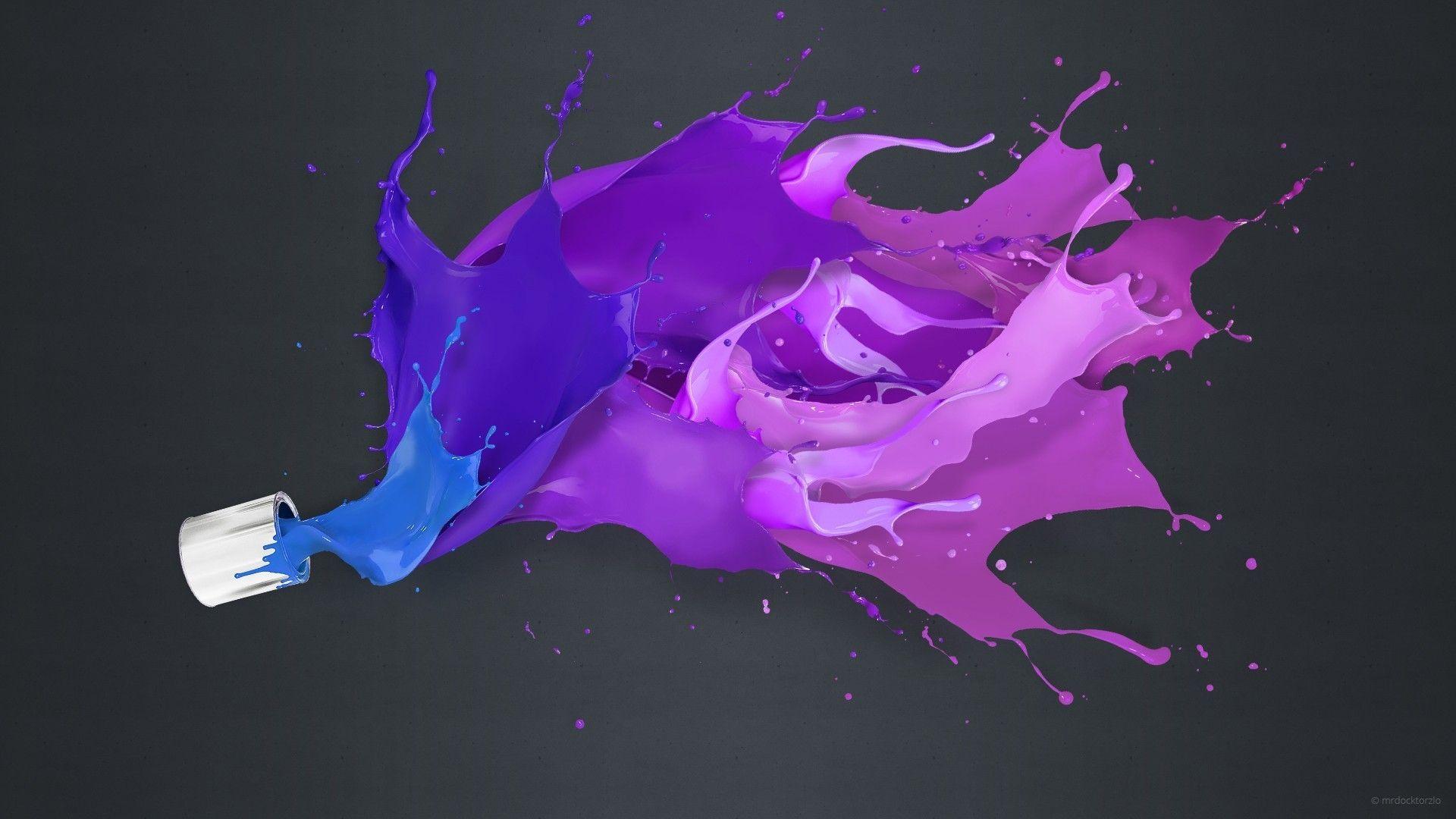 1920x1080 Paint Splatter Wallpaper
