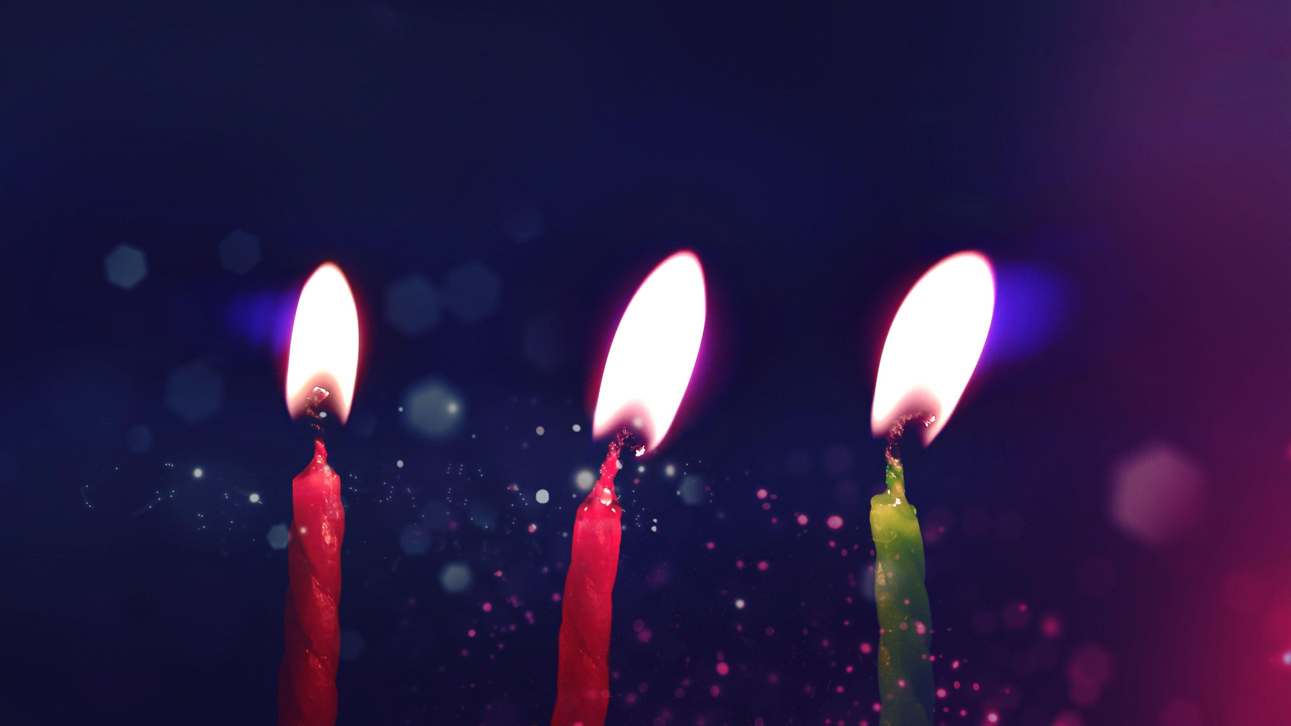 4128x2322 Birthday Candle Lights 4k, HD Photography, 4k Wallpaper