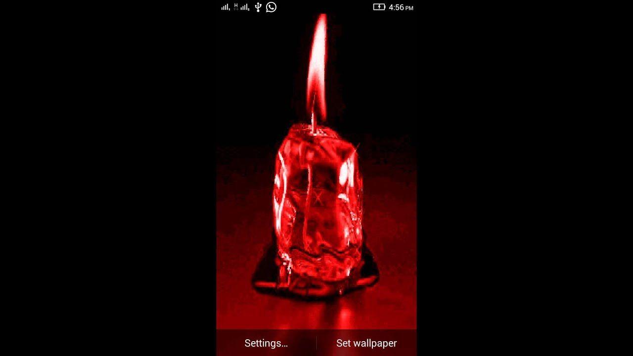 1280x720 3D Candle Live Wallpaper