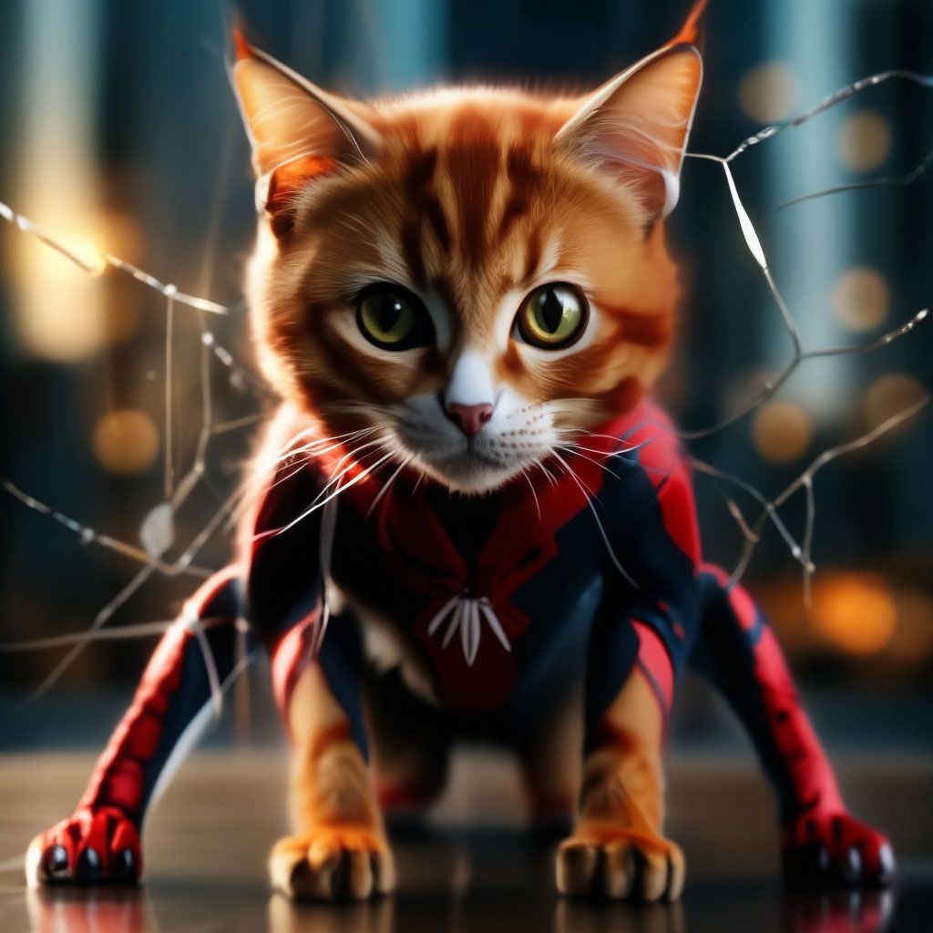 1024x1024 The spider cat