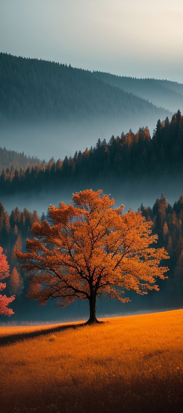 736x1656 Fall wallpaper for iPhone