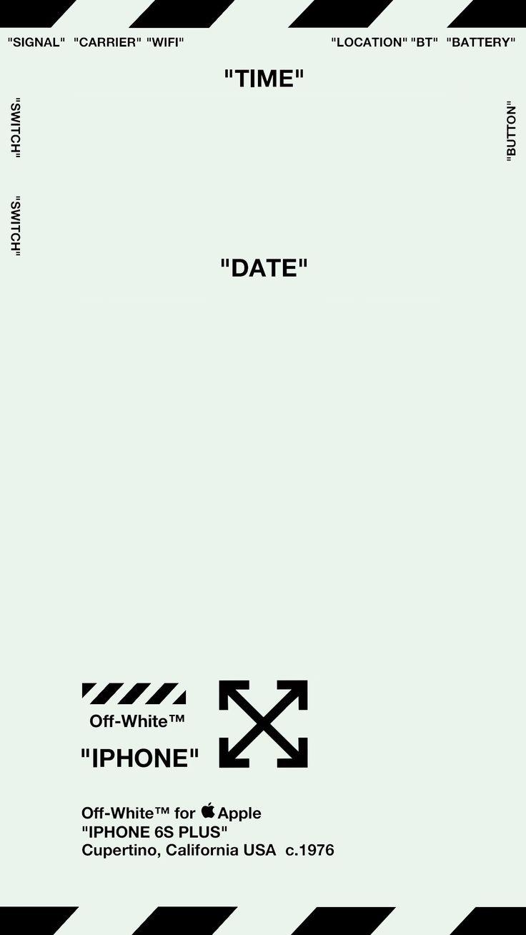 736x1308 Off White Lock Screen Wallpaper Ver White Background