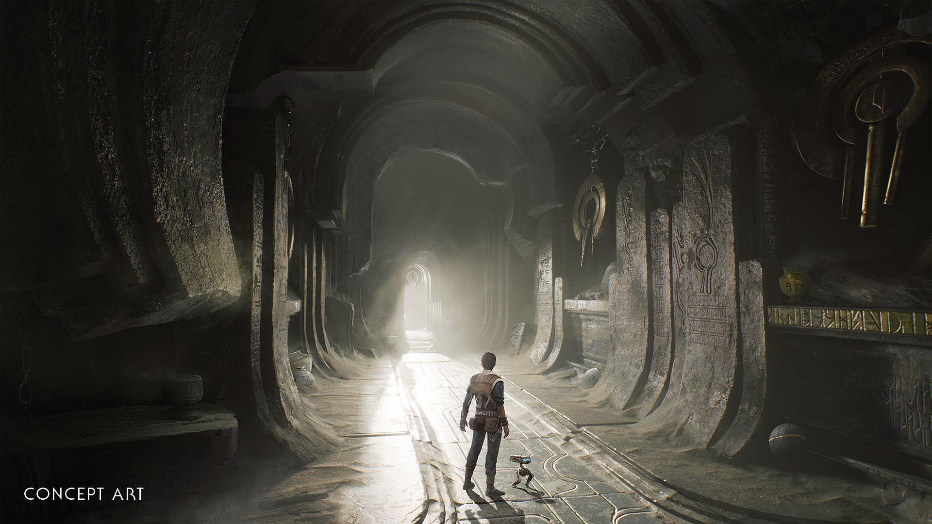 1920x1080 Jedi temple. Wallpaper from Star Wars Jedi: Fallen Order