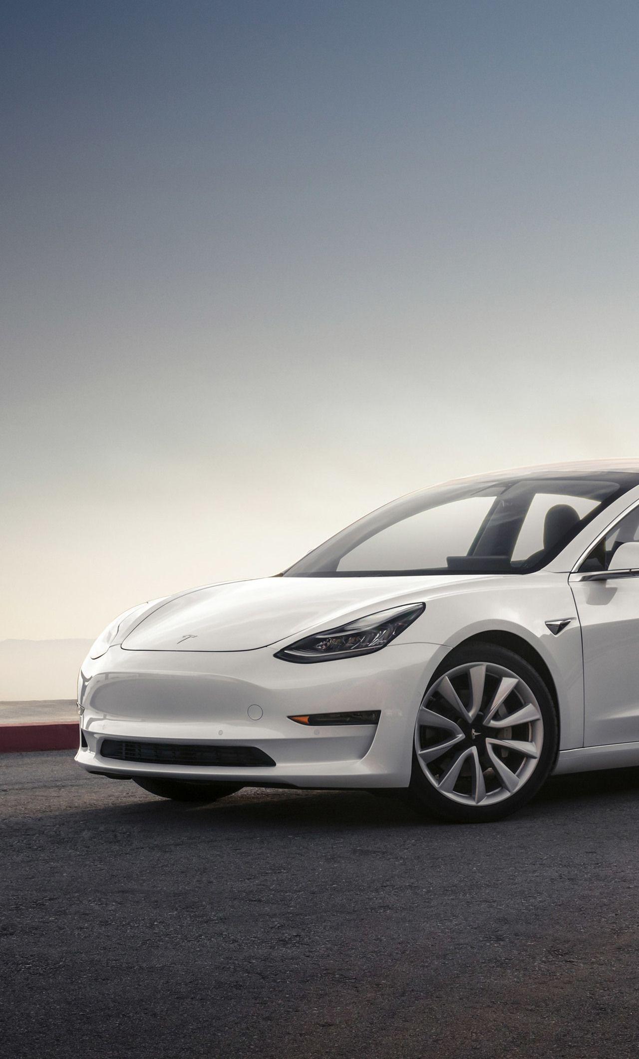 1280x2120 Tesla Model 3 Wallpaper