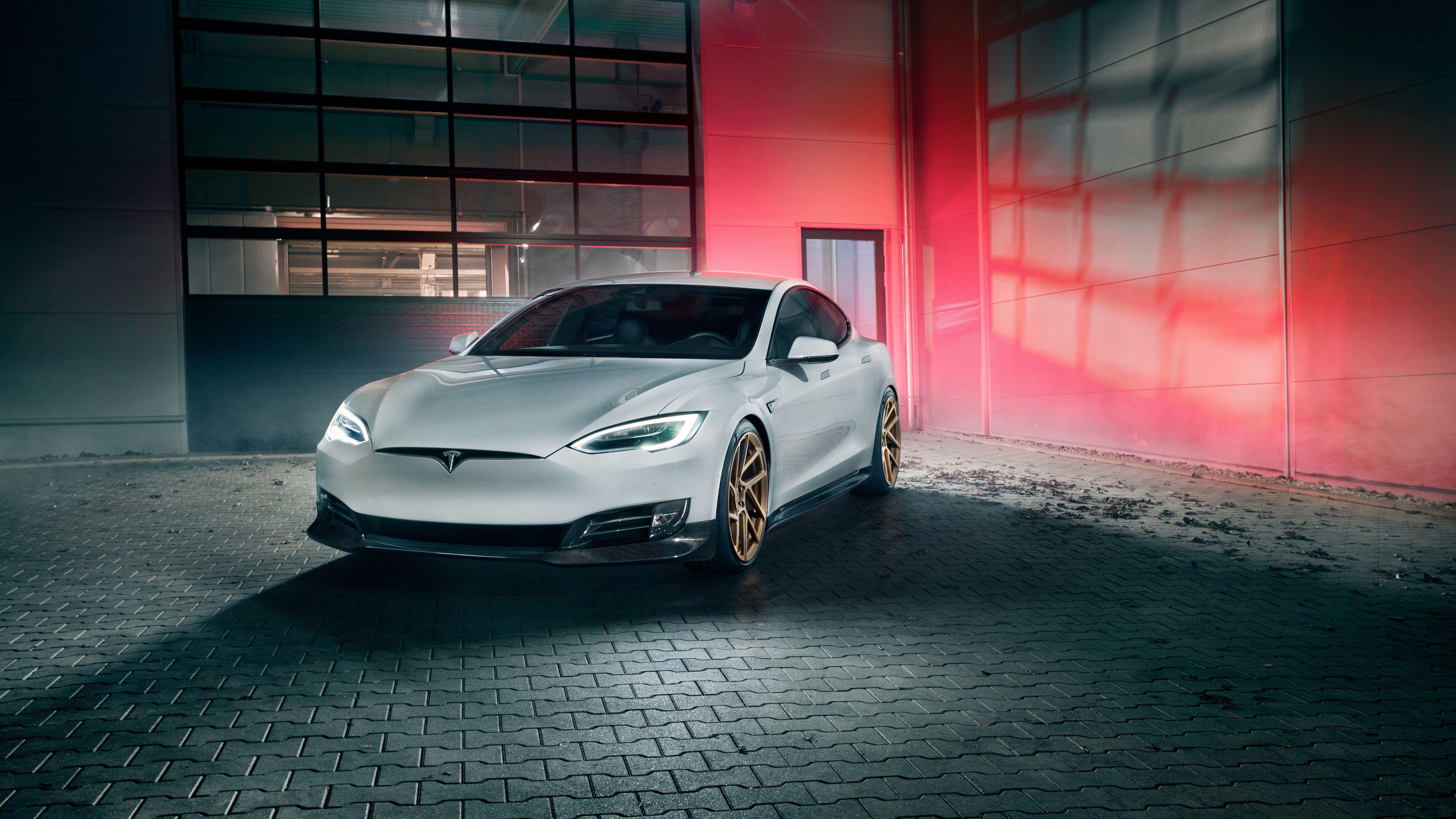 4096x2304 Novitec Tesla Model S 4K 3 Wallpaper. HD Car