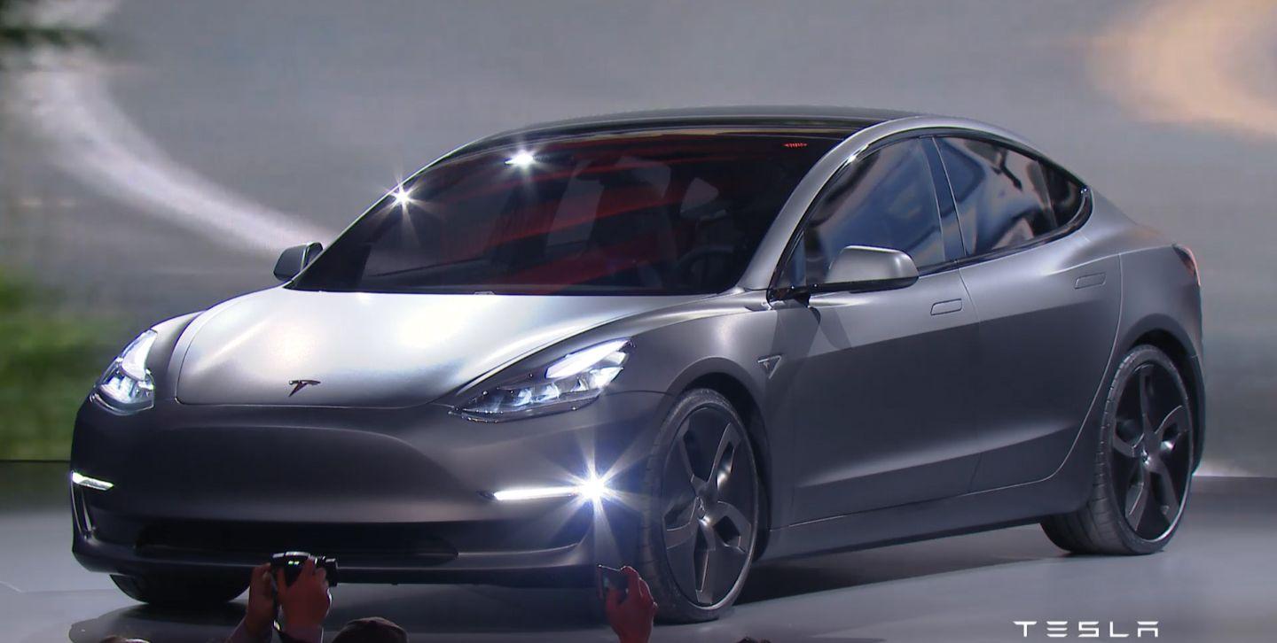 1440x726 Tesla Model 3 Unveiled Picture, Photo, Wallpaper