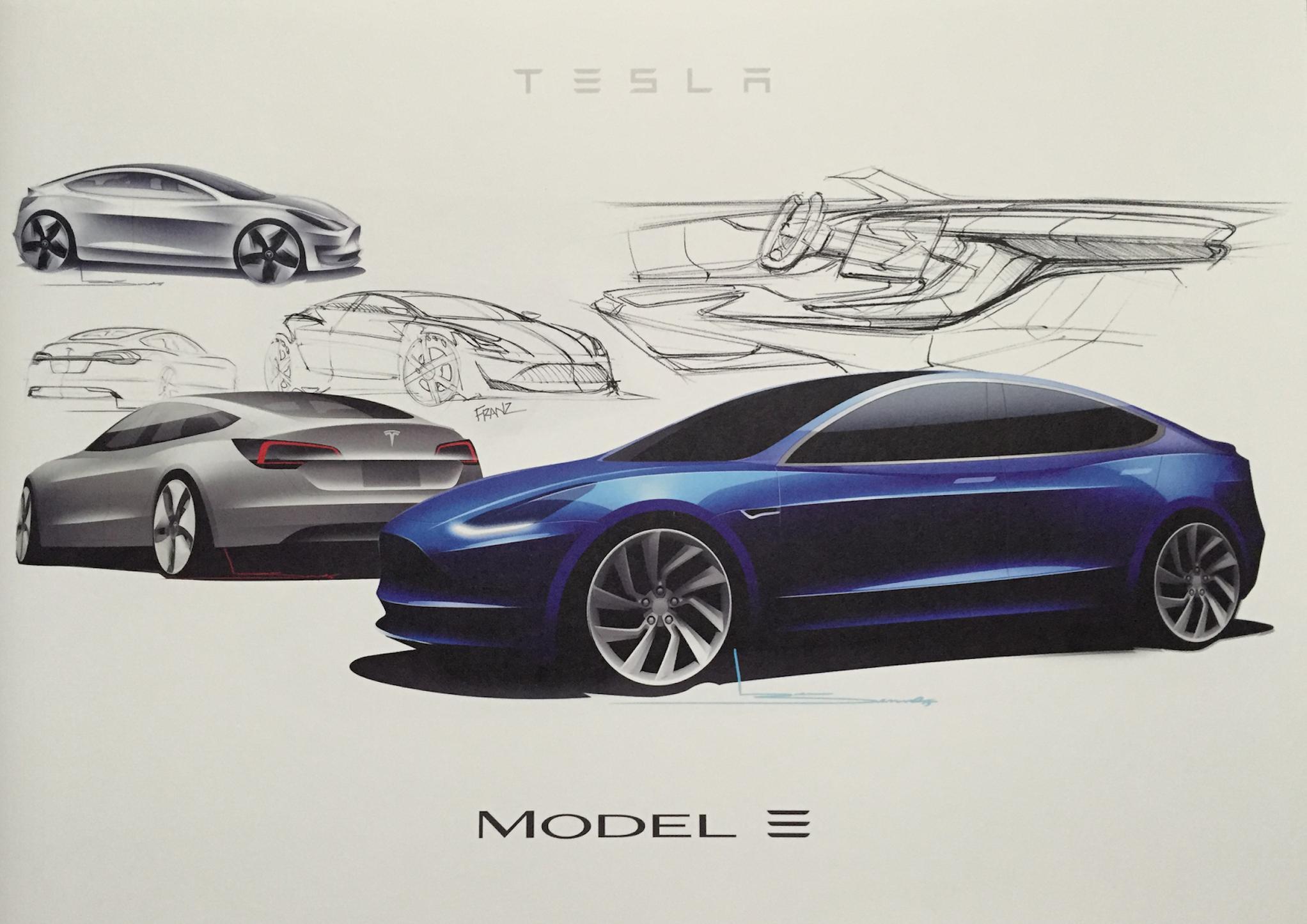 2044x1446 Tesla Model 3 Wallpaper