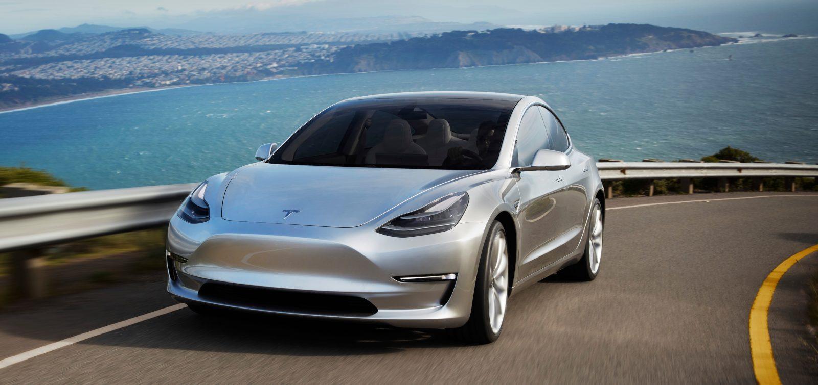 1600x755 Download HD Image and Wallpaper for Tesla Model 3