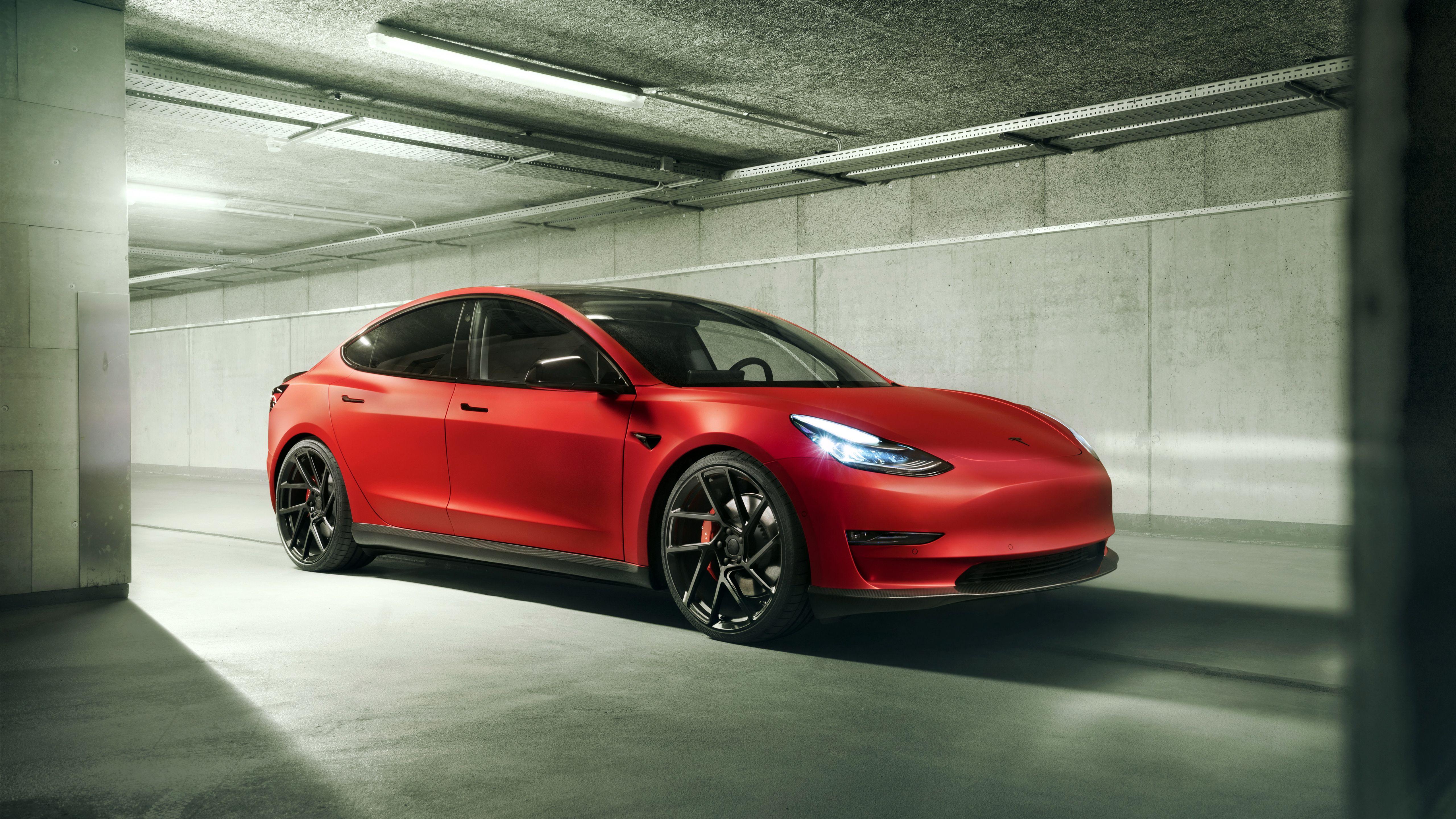 5120x2880 Novitec Tesla Model 3 2019 4K Wallpaper. HD Car Wallpaper