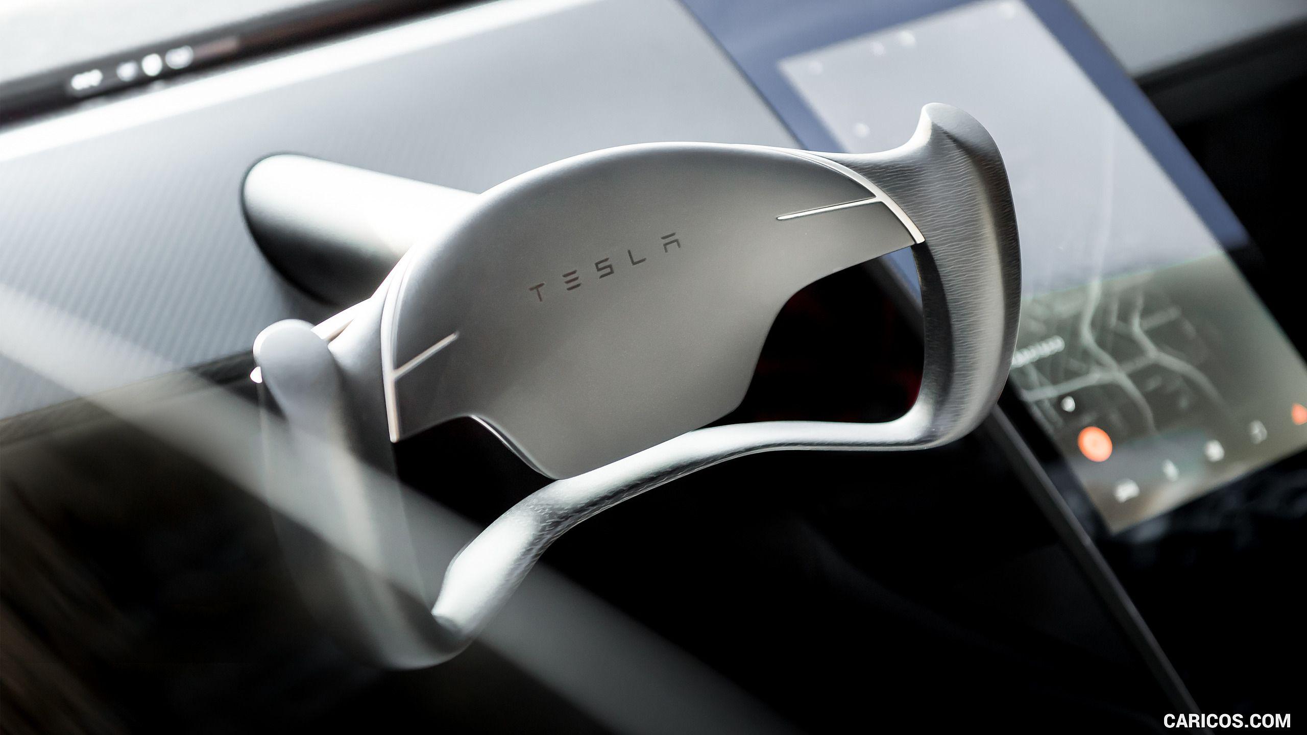 2560x1440 Tesla Roadster, Steering Wheel. HD Wallpaper