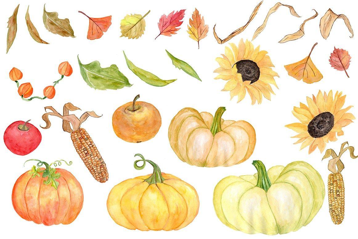 Watercolor Pumpkin Wallpapers - Top Free Watercolor Pumpkin Backgrounds 